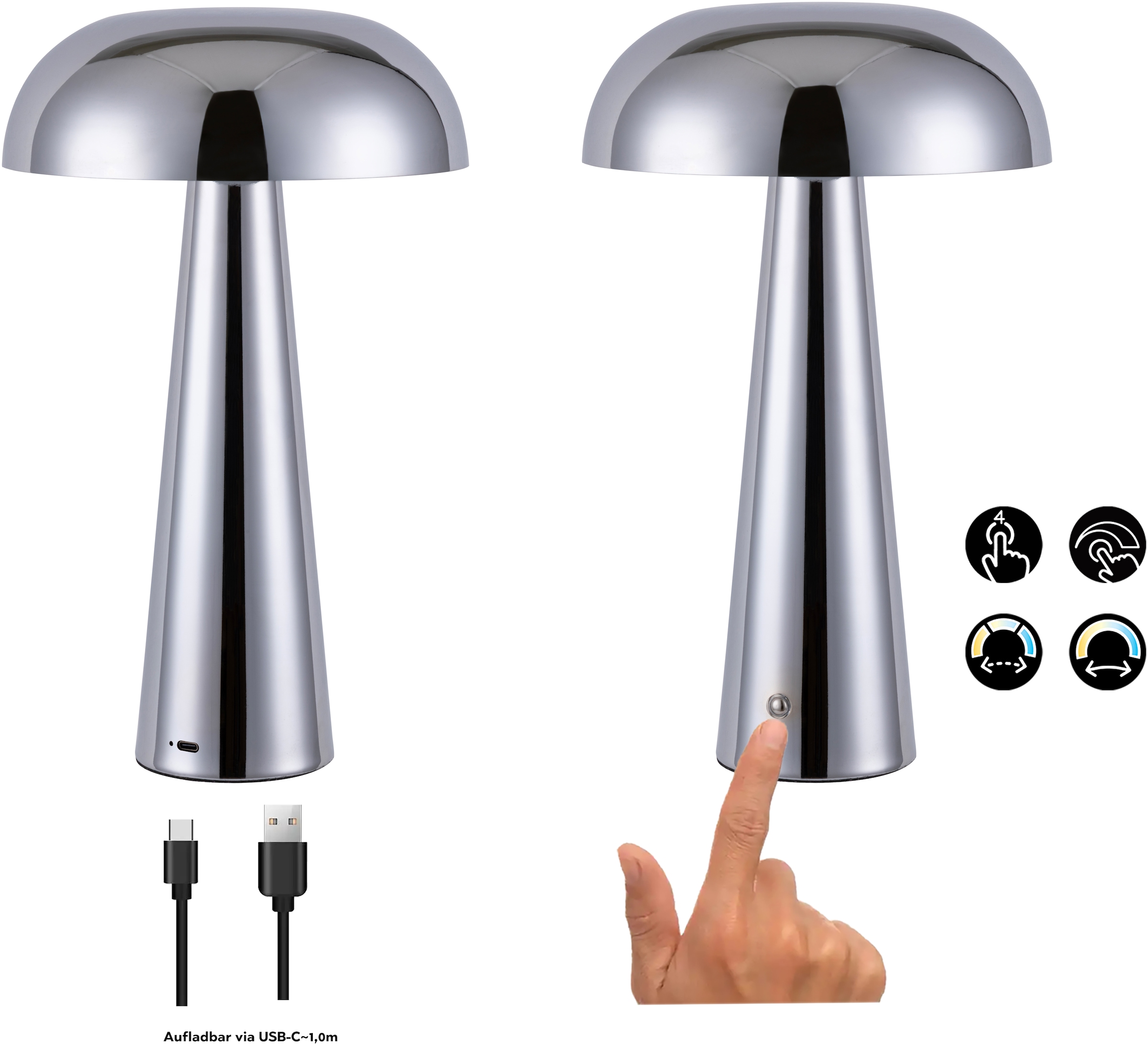 GOODproduct Lampe de table LED »Katniss« 1 cuis