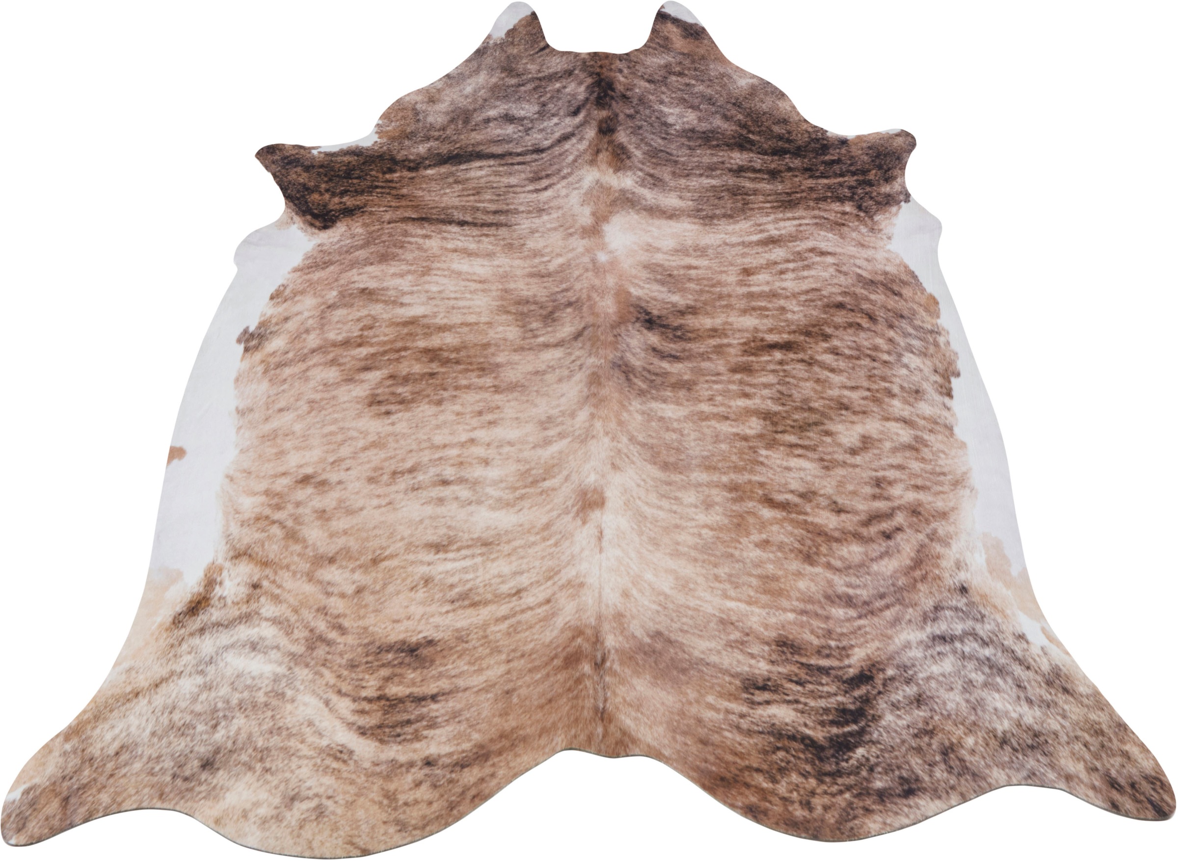 Image of MINT RUGS Fellteppich »Milton«, fellförmig, 6 mm Höhe, Konturenschnitt, Kuhfell Optik, Wohnzimmer, Schlafzimmer, Arbeitszimmer, Robust, Pflegeleicht, Kunstfell bei Ackermann Versand Schweiz