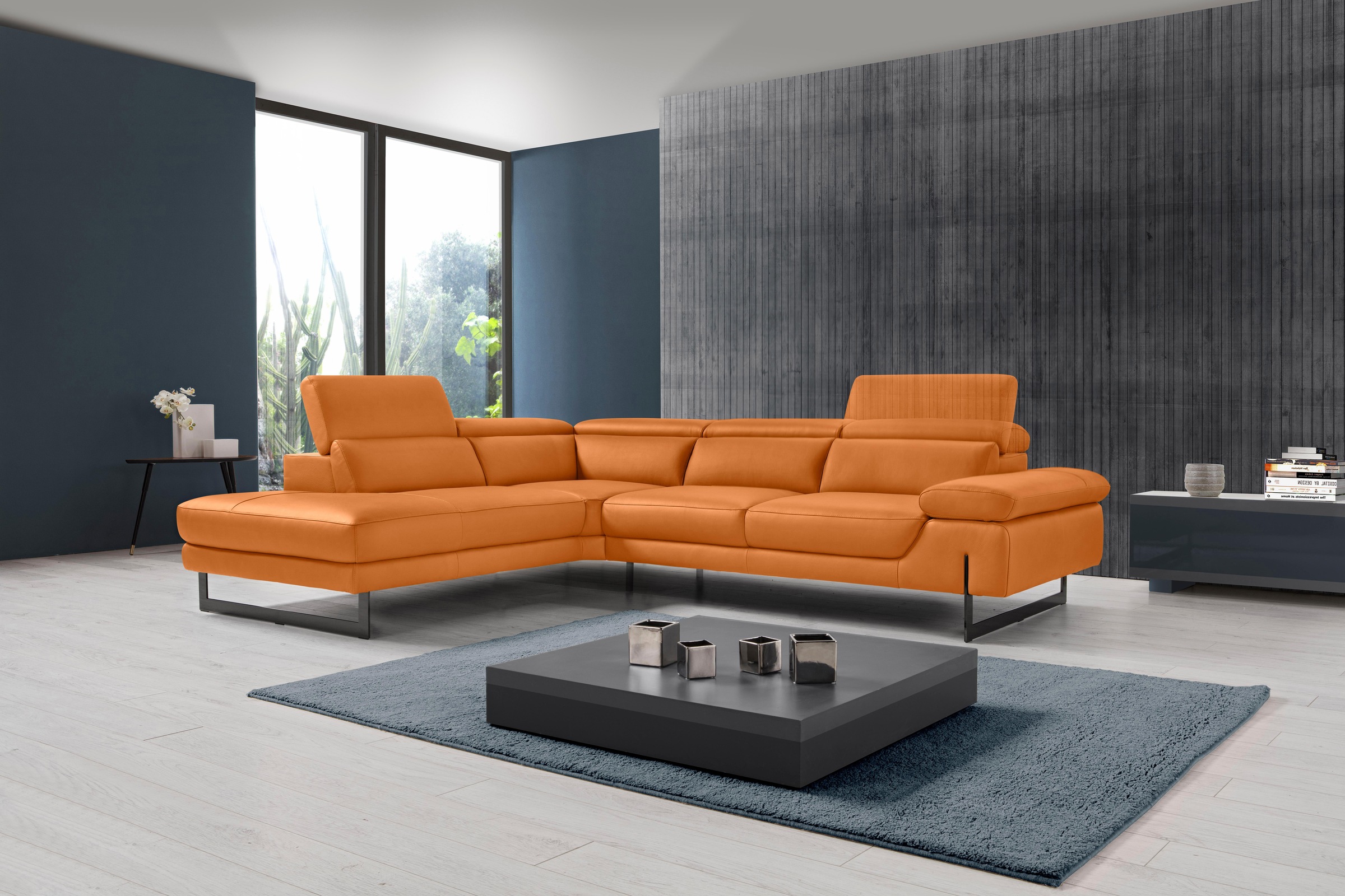 Image of Egoitaliano Ecksofa "Queenie, extravagantes Sofa mit erstklassigem Sitzkomfort, L-Form" mit verstellbarer Armlehne und Kopfteilen für Wohlfühlkomfort