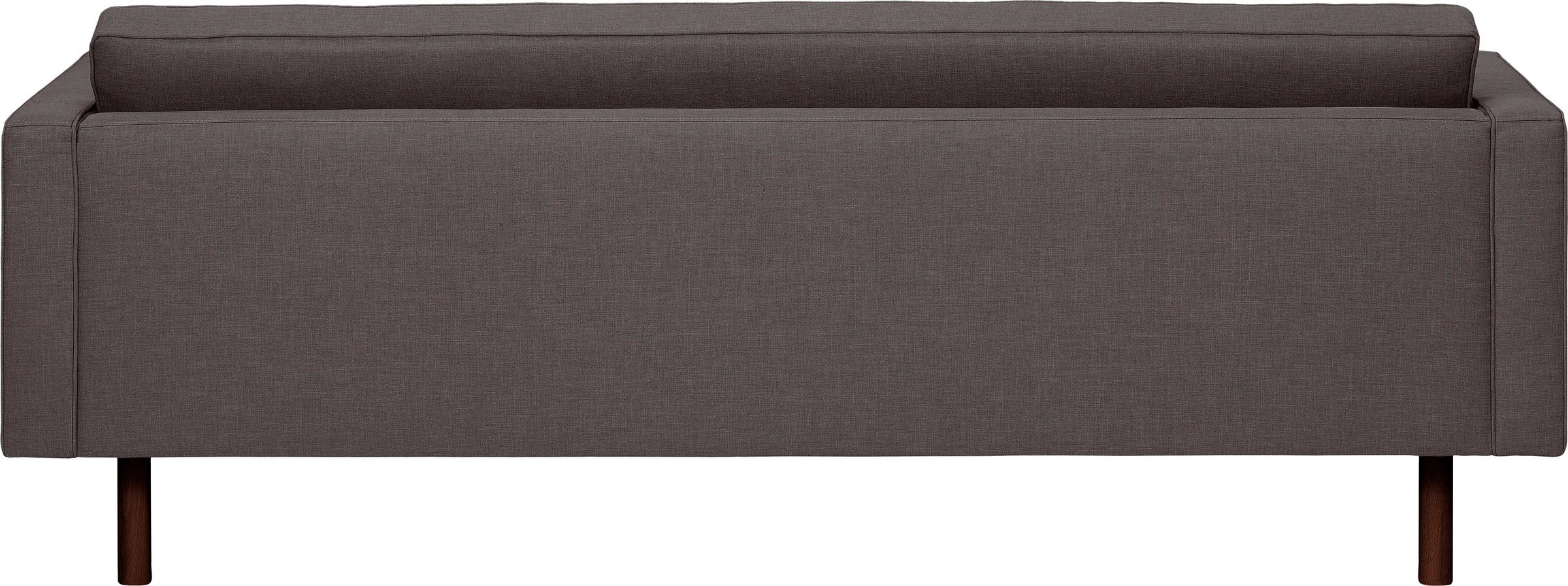 GEPADE 3-Sitzer, Breite 200 cm, inkl. Kissenrollen, mit wengefarbenen Holzfüsse