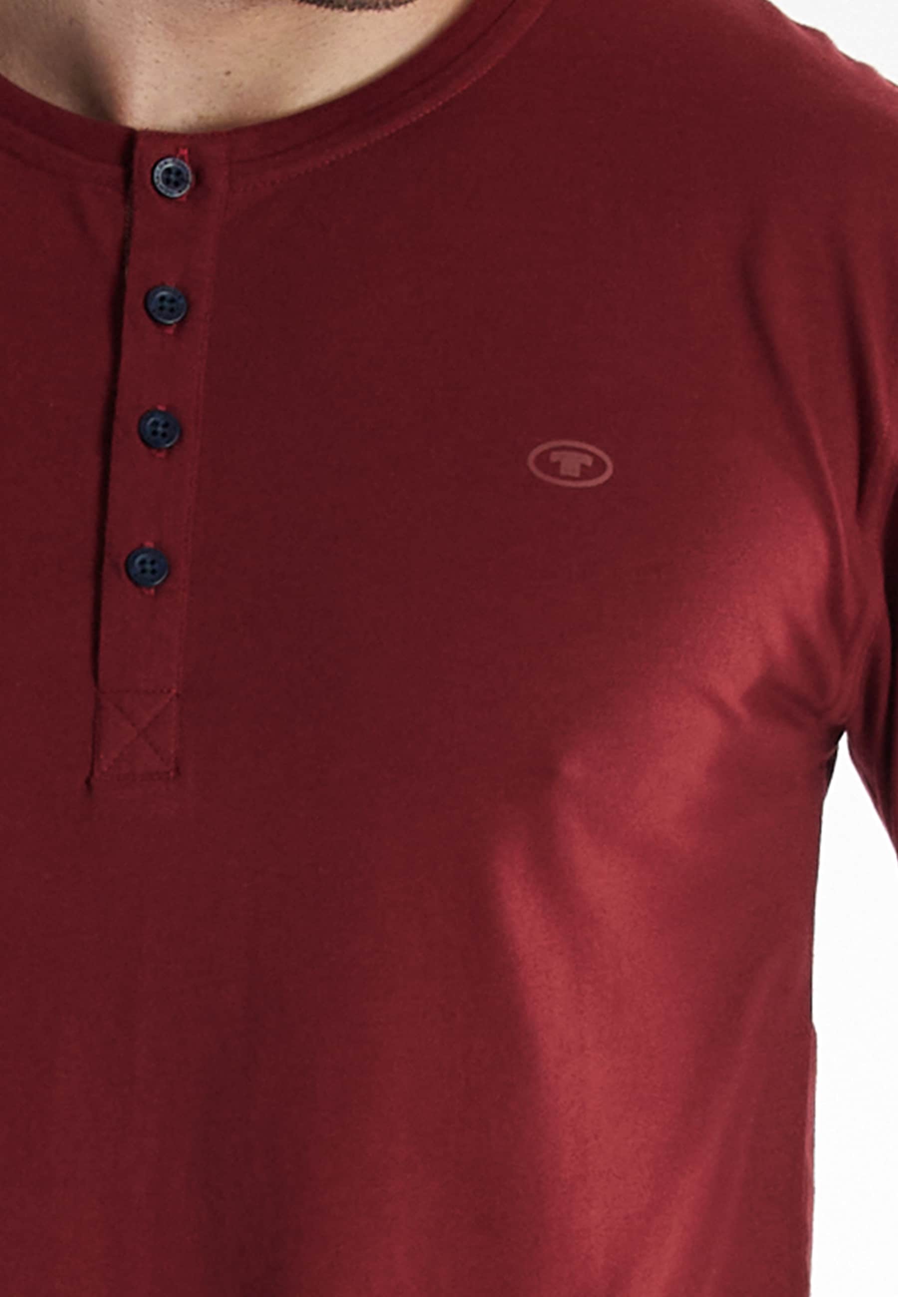 TOM TAILOR Schlafanzug »Rhodos« 2 tlg. Langarm, Rundhalsausschnitt, mit Knöpfen, kariert, Baumwolle