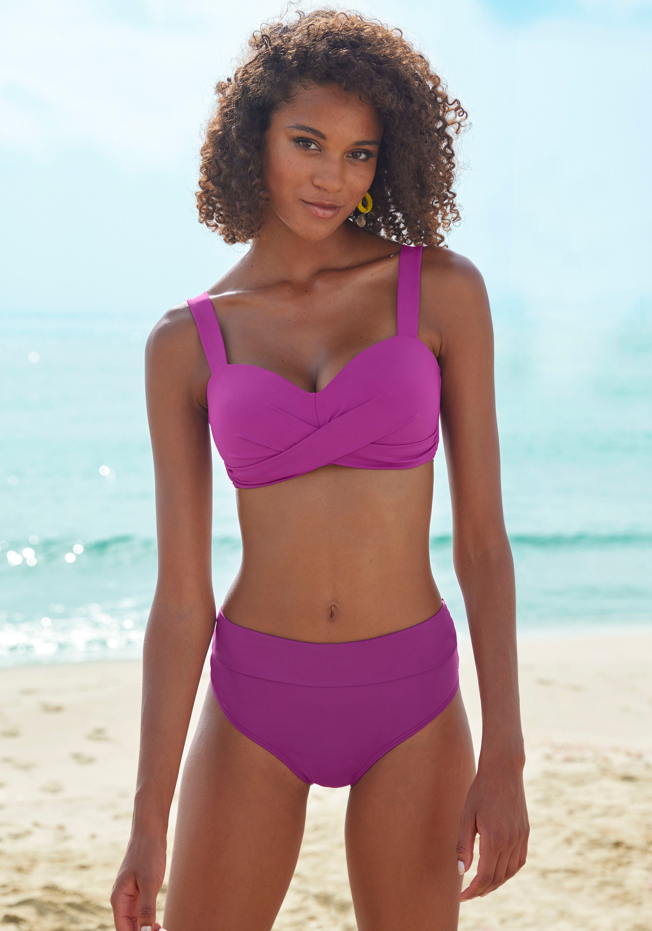 LASCANA Bandeau-Bikini-Top »Comfy«, mit bequemen Passform ohne Bügel