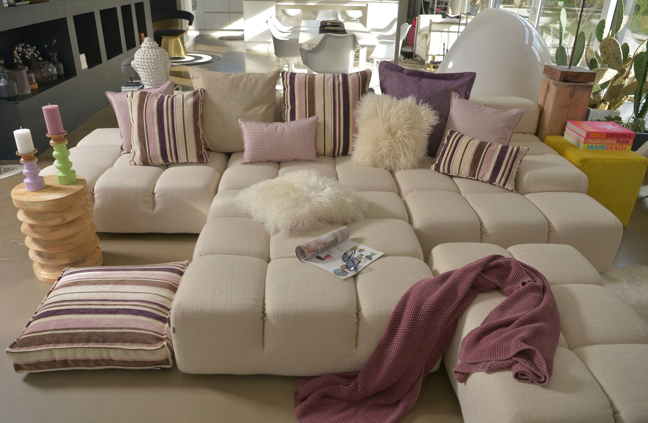 H.O.C.K. Coussin décoratif »Bobetta« Kissenhülle mit Füllung, 1 Stück