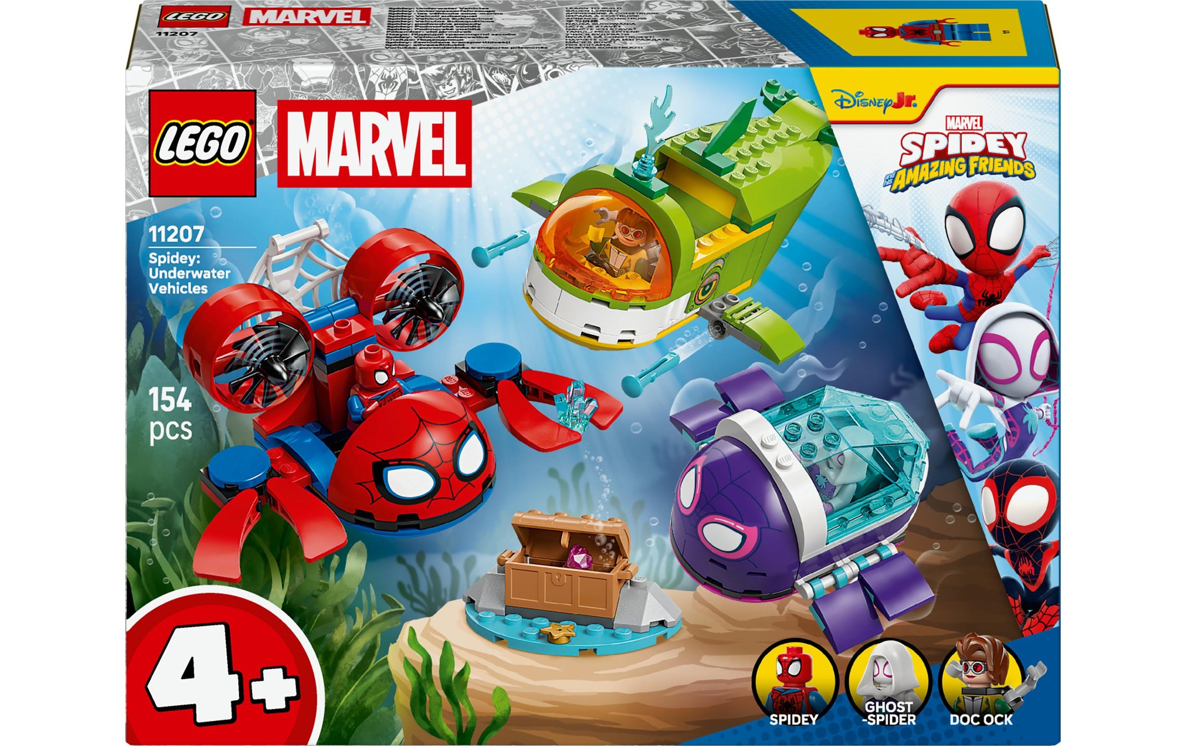 Image of LEGO Konstruktionsspielsteine "Marvel Spidey Unterwasserfahrzeuge 11207"