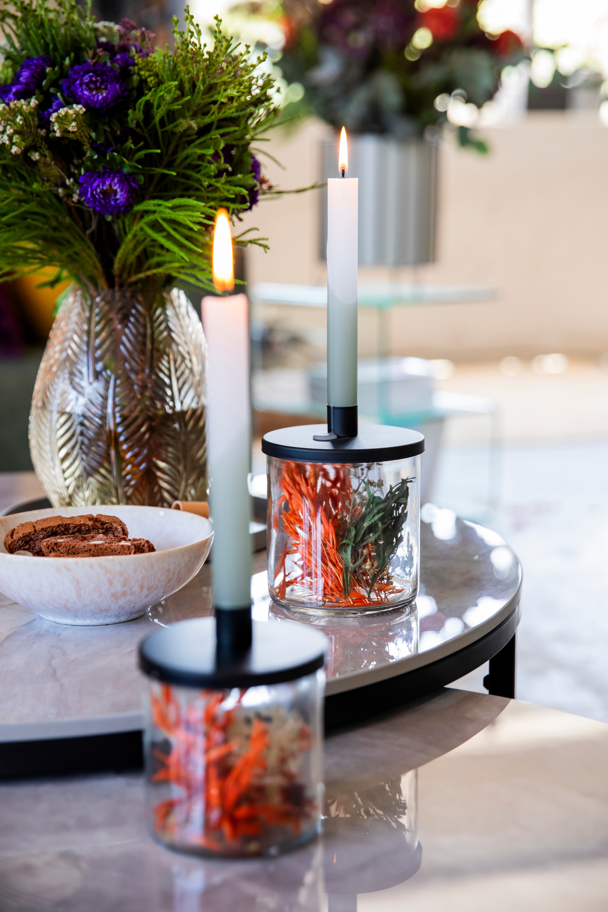 Creativ home Porte-bougies »Kerzenhalter« mit mehreren Funktionen