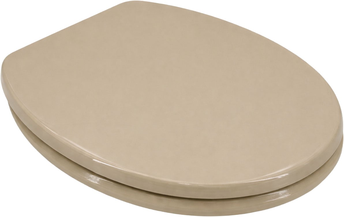 welltime WC-Sitz »Classic Colours« Kratzfester Klo-Sitz mit einem Holzkern und Absenkautomatik