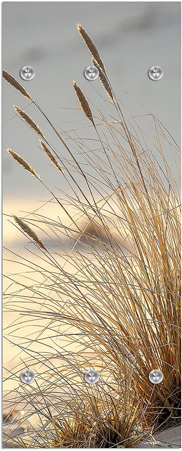 queence Garderobenleiste »Sylt« Wand Garderobe, Strand, Gräser, Düne, platzsparend