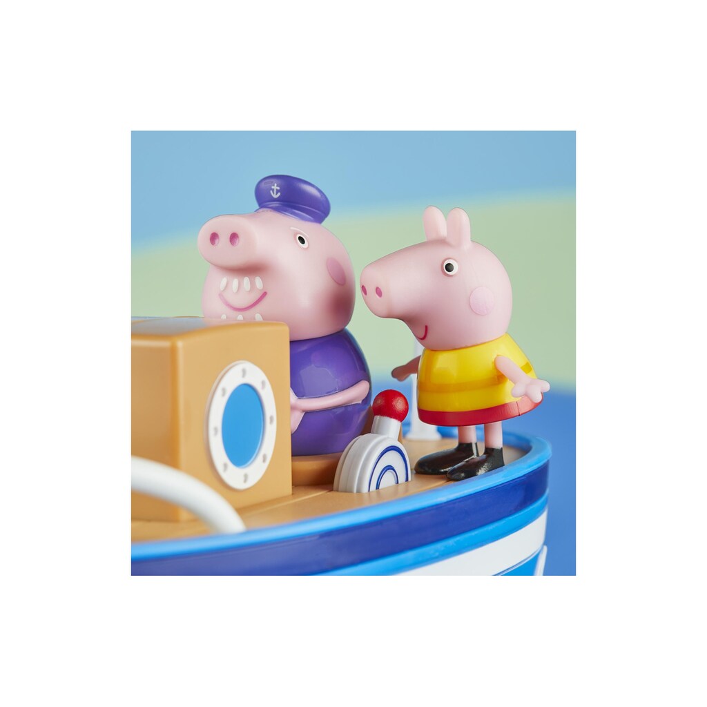 Hasbro Spielfigur »Peppa Pig Hausboot von Opa Wutz«