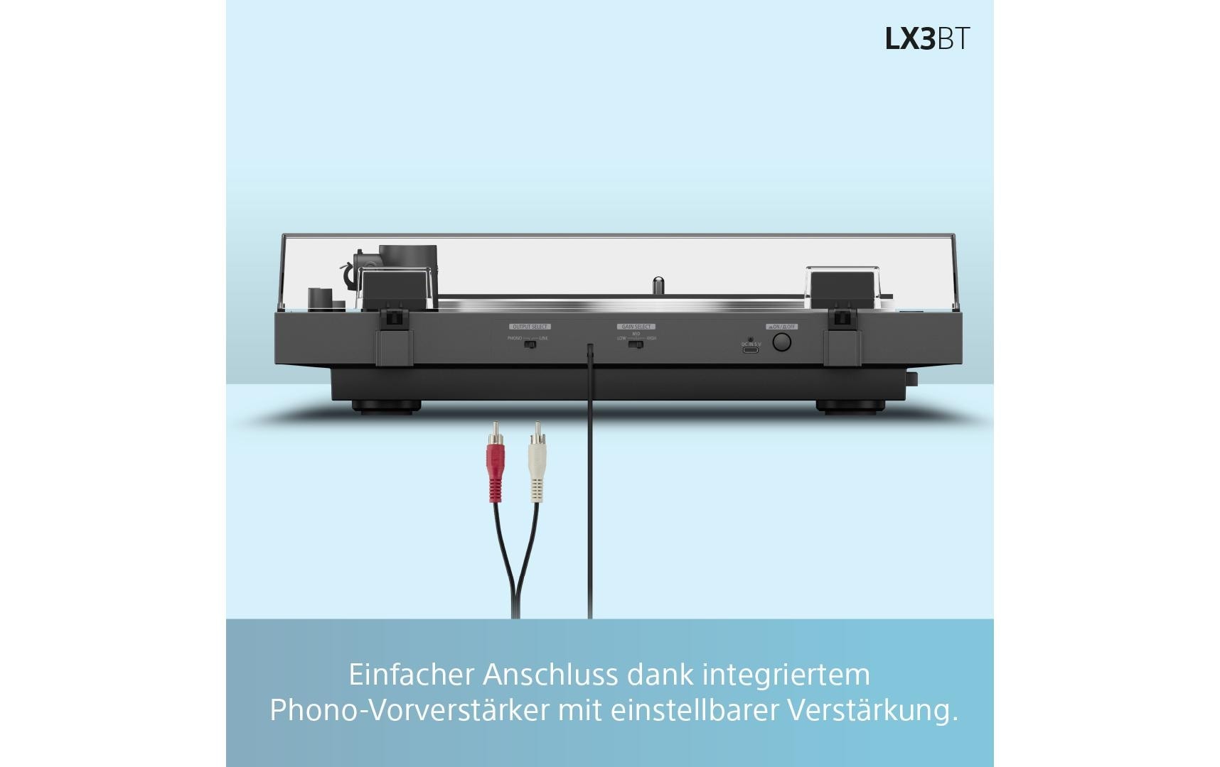 Sony Plattenspieler »PS-LX3BT«