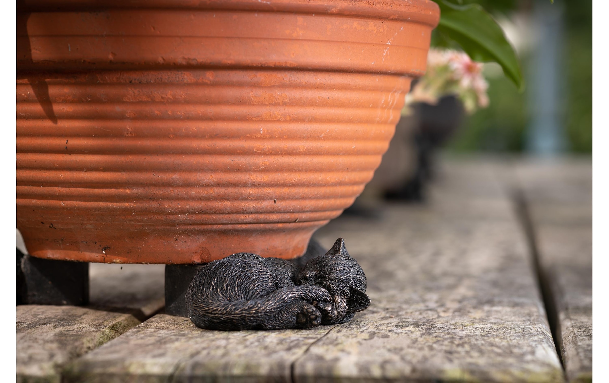 Blumenständer »Potty Feet Schlafende Katze«