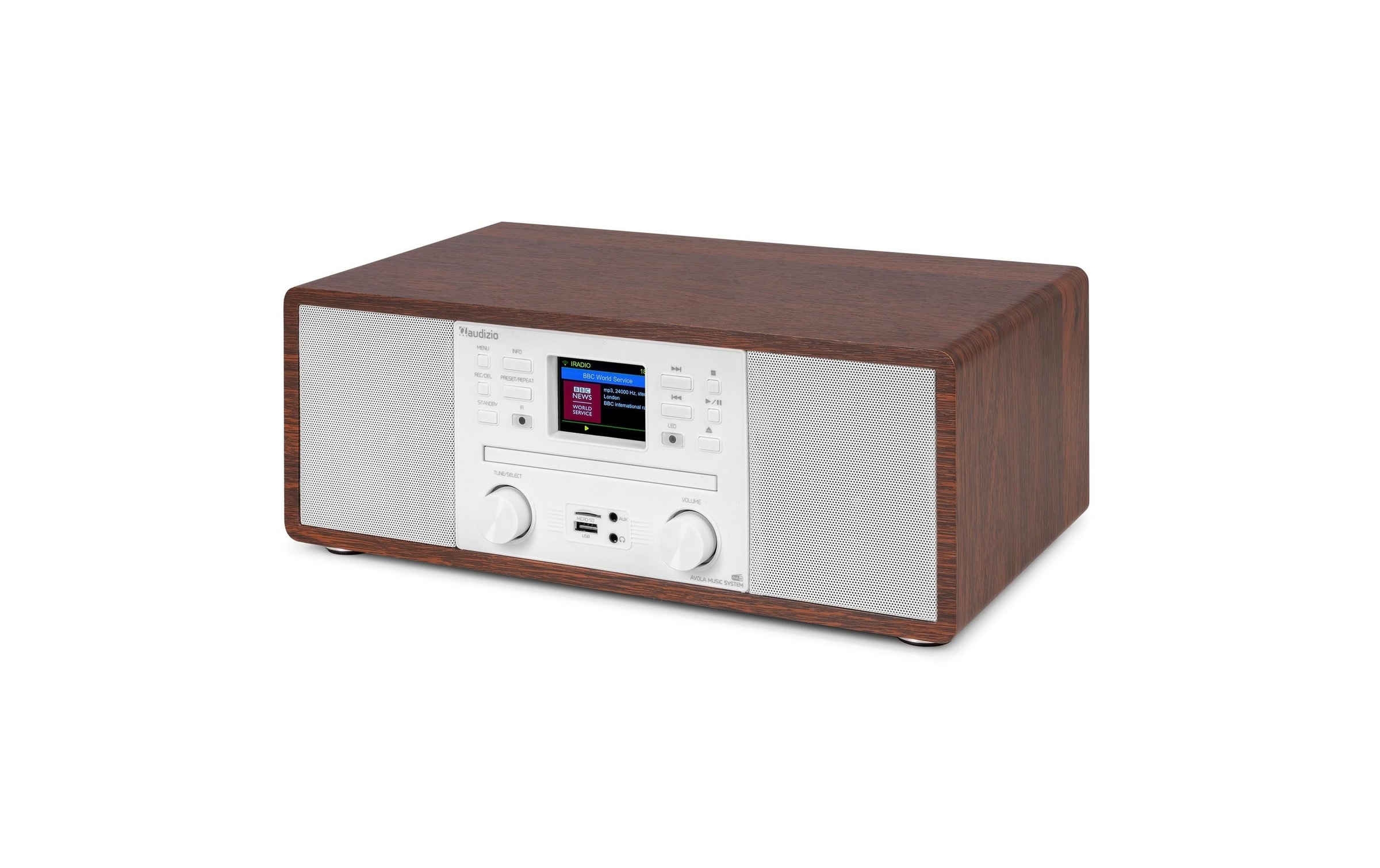 AUDIZIO Digitalradio (DAB+) »Avola-WHT DAB+/FM Radio mit BT u. CD, WLAN« ( )