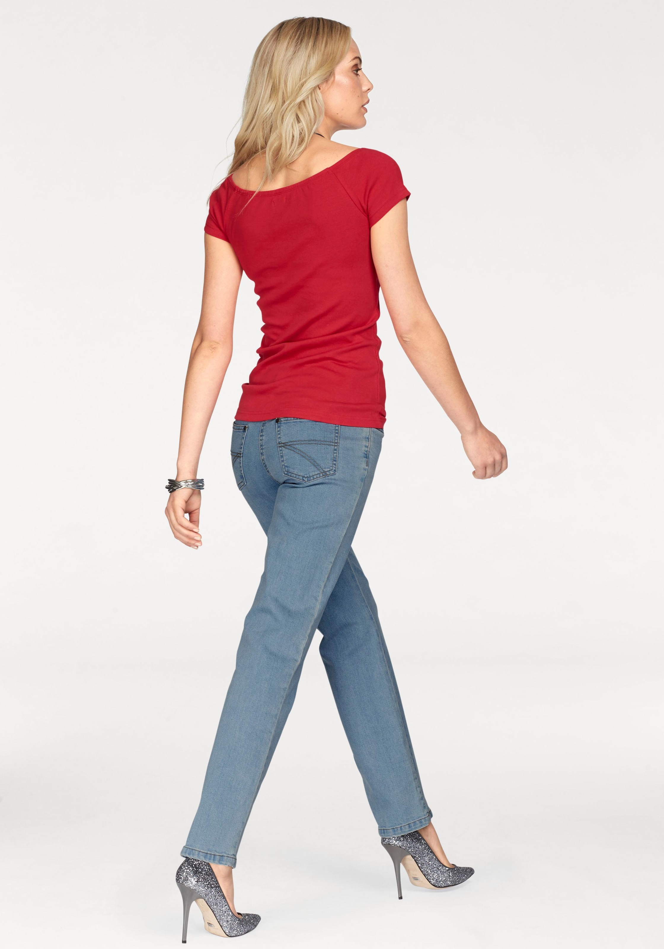 Arizona Gerade Jeans »Annett«, High Waist