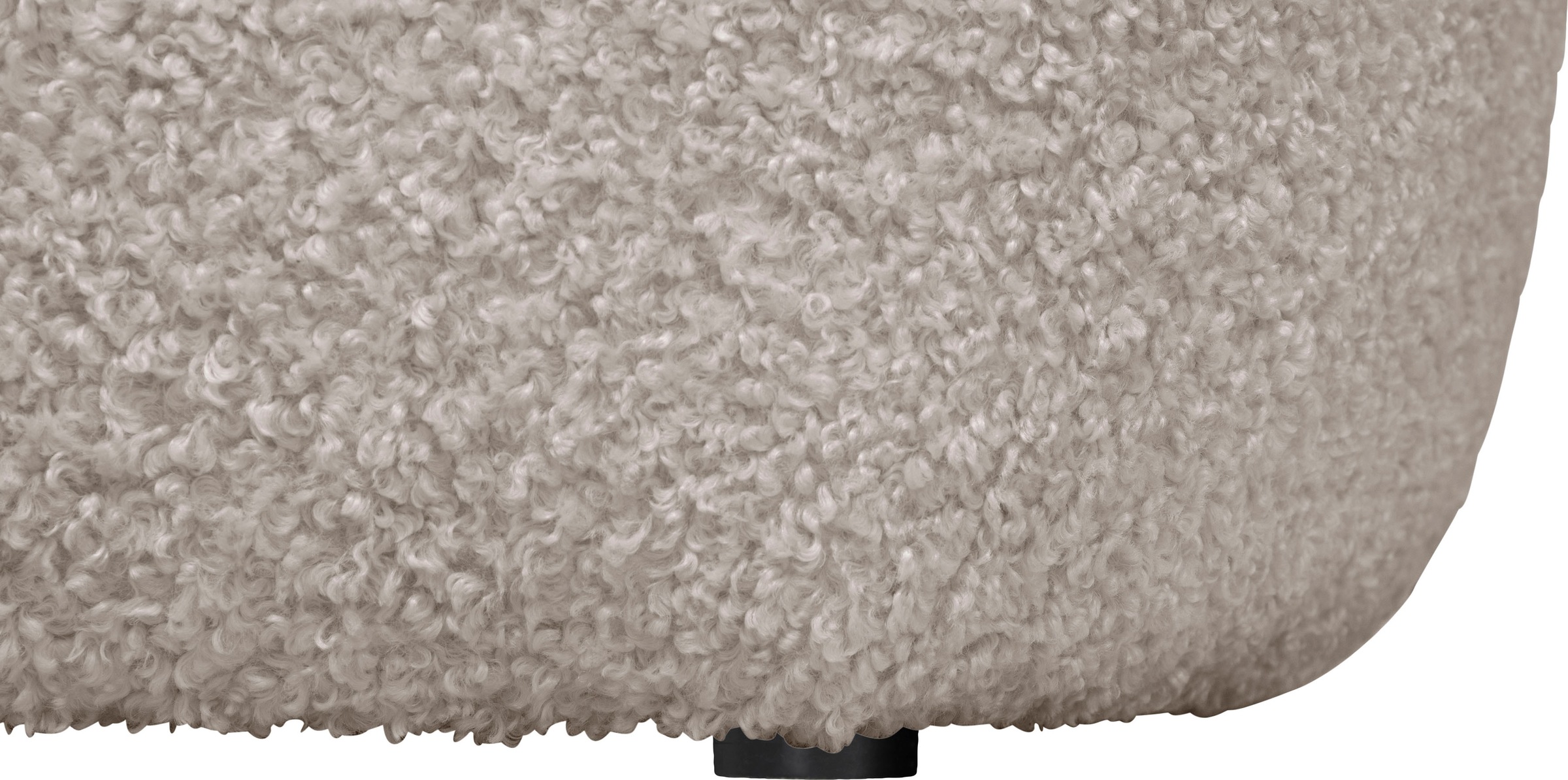 LeGer Home by Lena Gercke Sessel »YANI Relaxsessel, Loungesessel, Masse B/T/H: 127/96/76 cm«, organische Form, mit Wellenunterfederung, auch in Bouclé