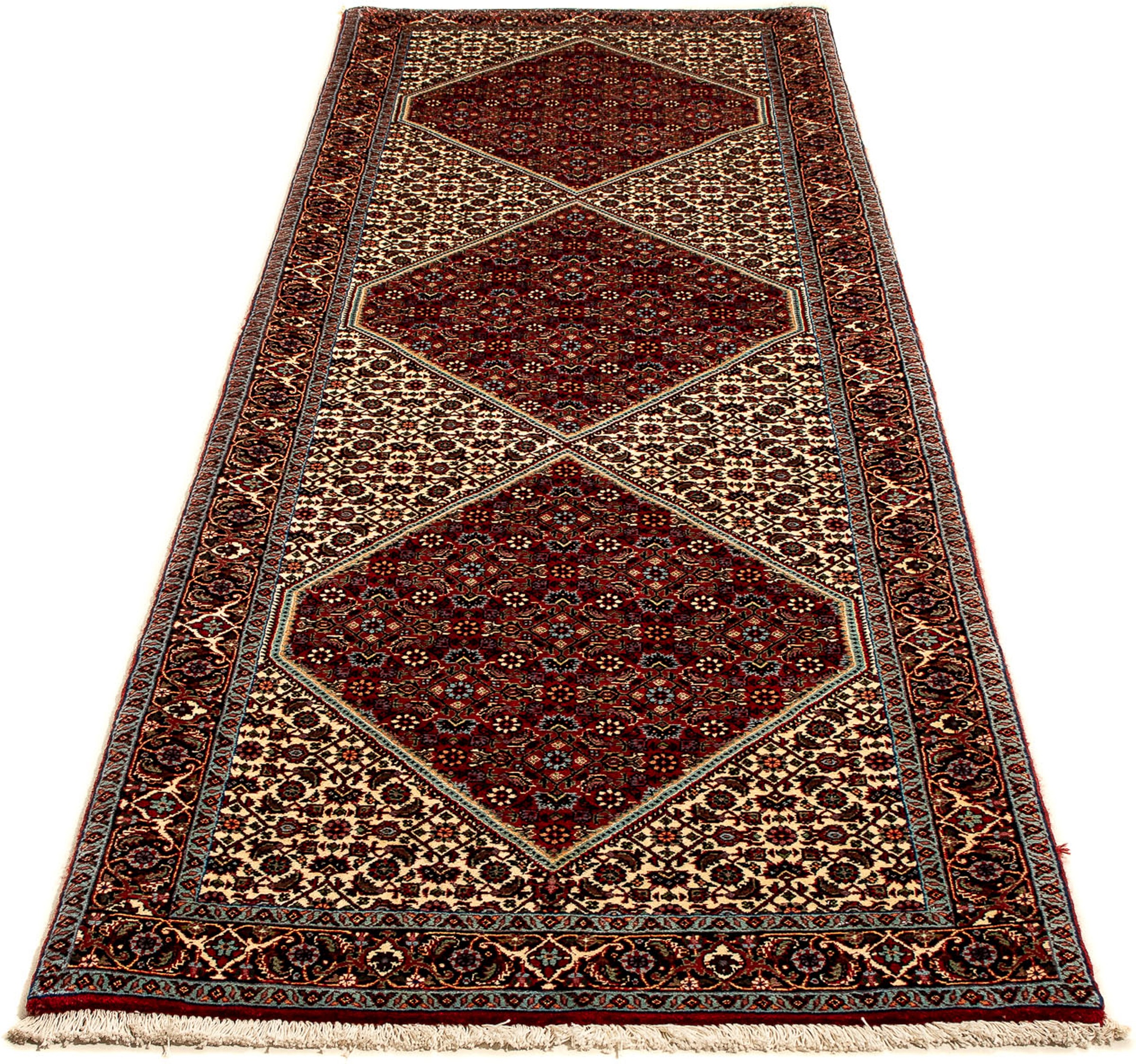 Image of morgenland Orientteppich »Perser - Bidjar - 291 x 88 cm - mehrfarbig«, rechteckig, 15 mm Höhe, Wohnzimmer, Handgeknüpft, Einzelstück mit Zertifikat bei Ackermann Versand Schweiz
