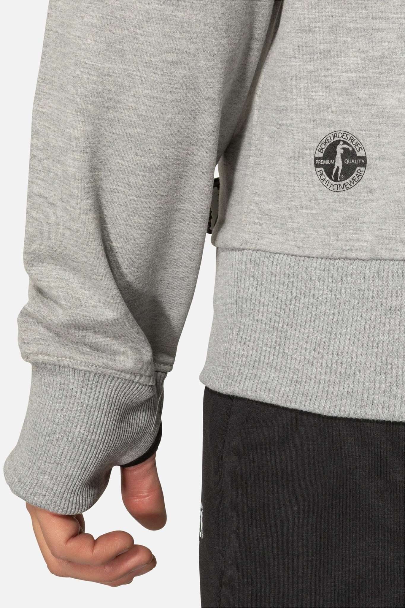 BOXEUR DES RUES Kapuzenpullover »BOXEUR DES RUES Kapuzenpullover Hooded Sweatshirt with Thumb Openings«