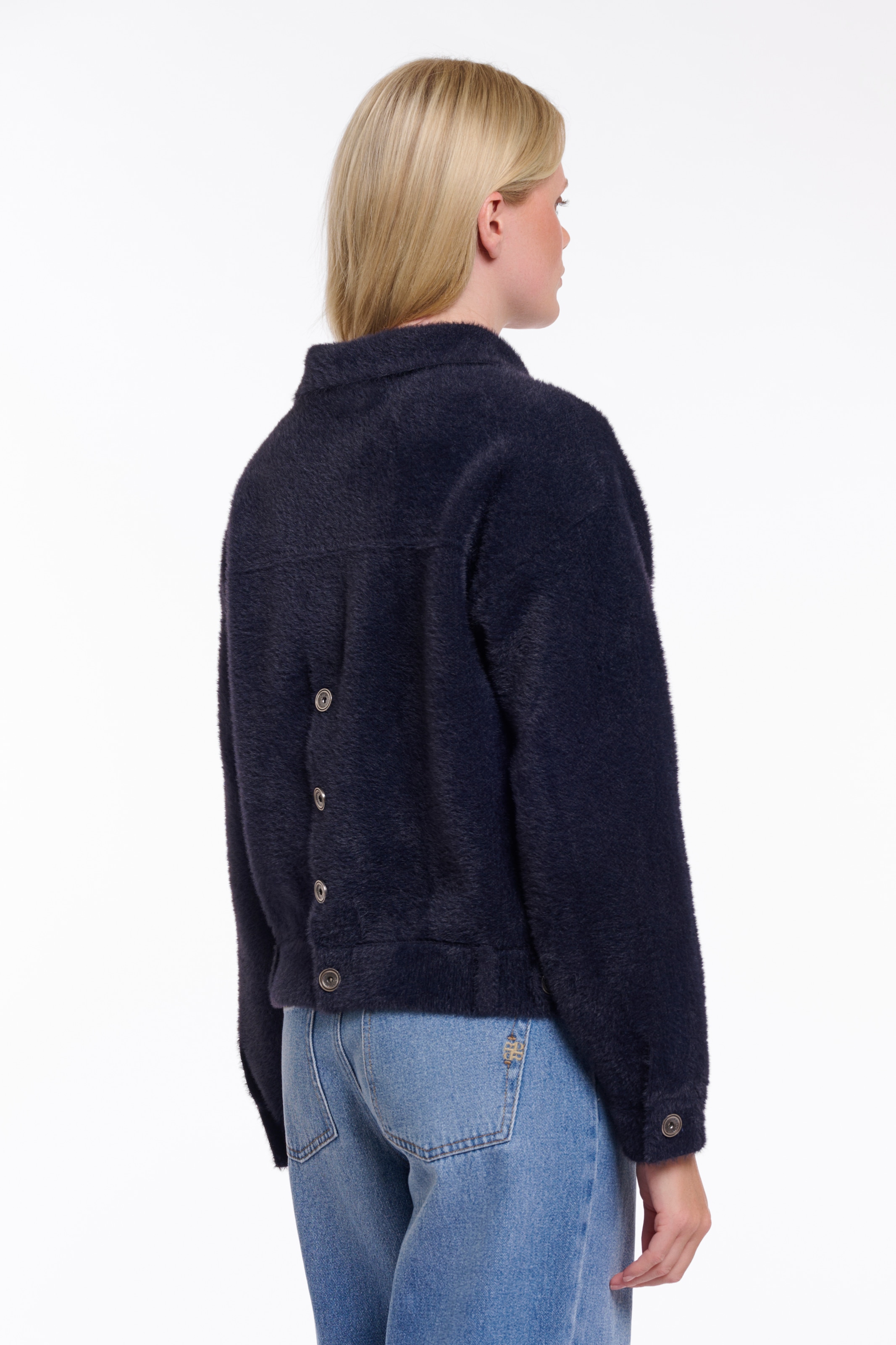 Rino & Pelle Strickjacke »BUBBLY« mit flauschiger Optik
