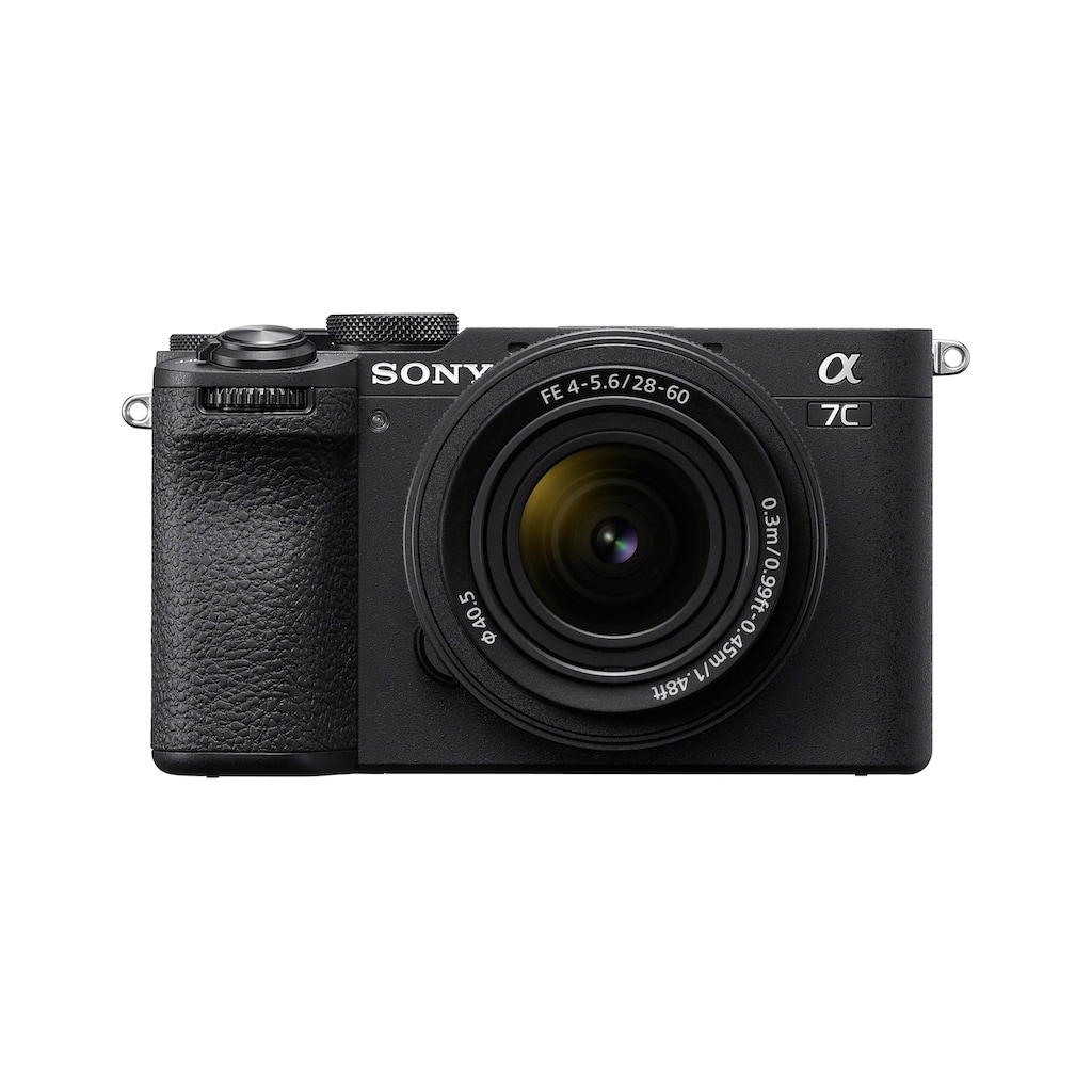 Sony Kompaktkamera »Alpha 7CII Kit 28-60mm Schwarz«, 34,1 MP, WLAN (WiFi)