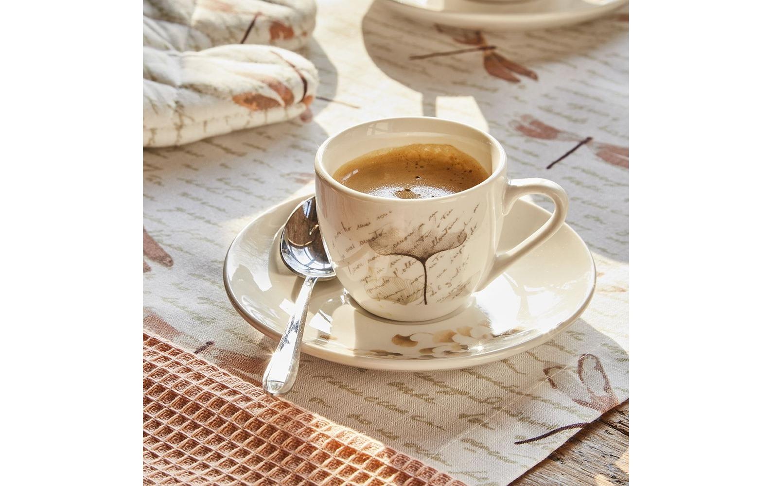 Image of Espressotasse "Tognana Poesia 80 ml, 6 Stück" Spülmaschinenfest, Mikrowellenfest