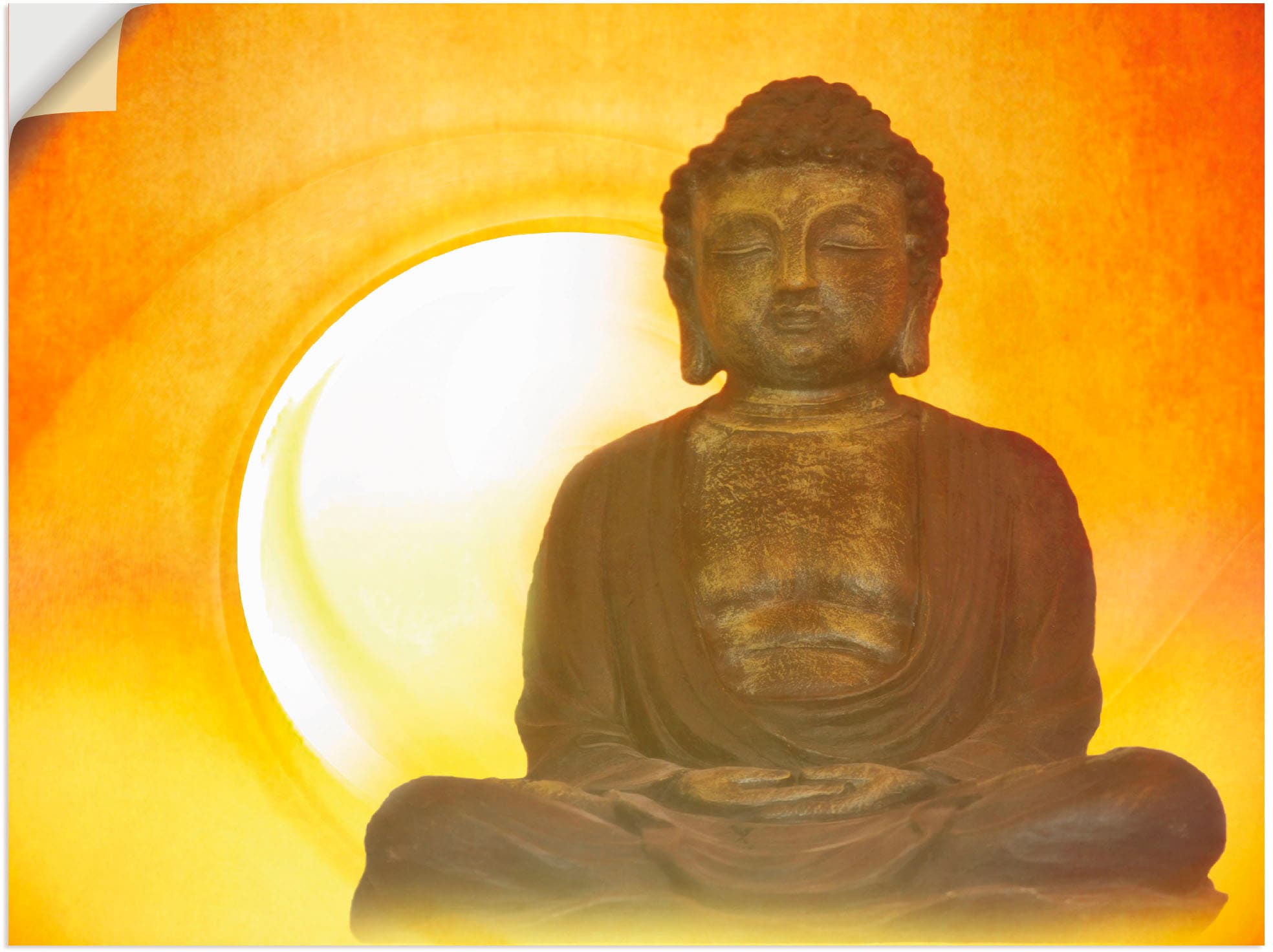 Artland Wandbild »Buddha 2«, Religion, (1 St.), als Leinwandbild,  Wandaufkleber oder Poster in versch. Grössen acheter confortablement