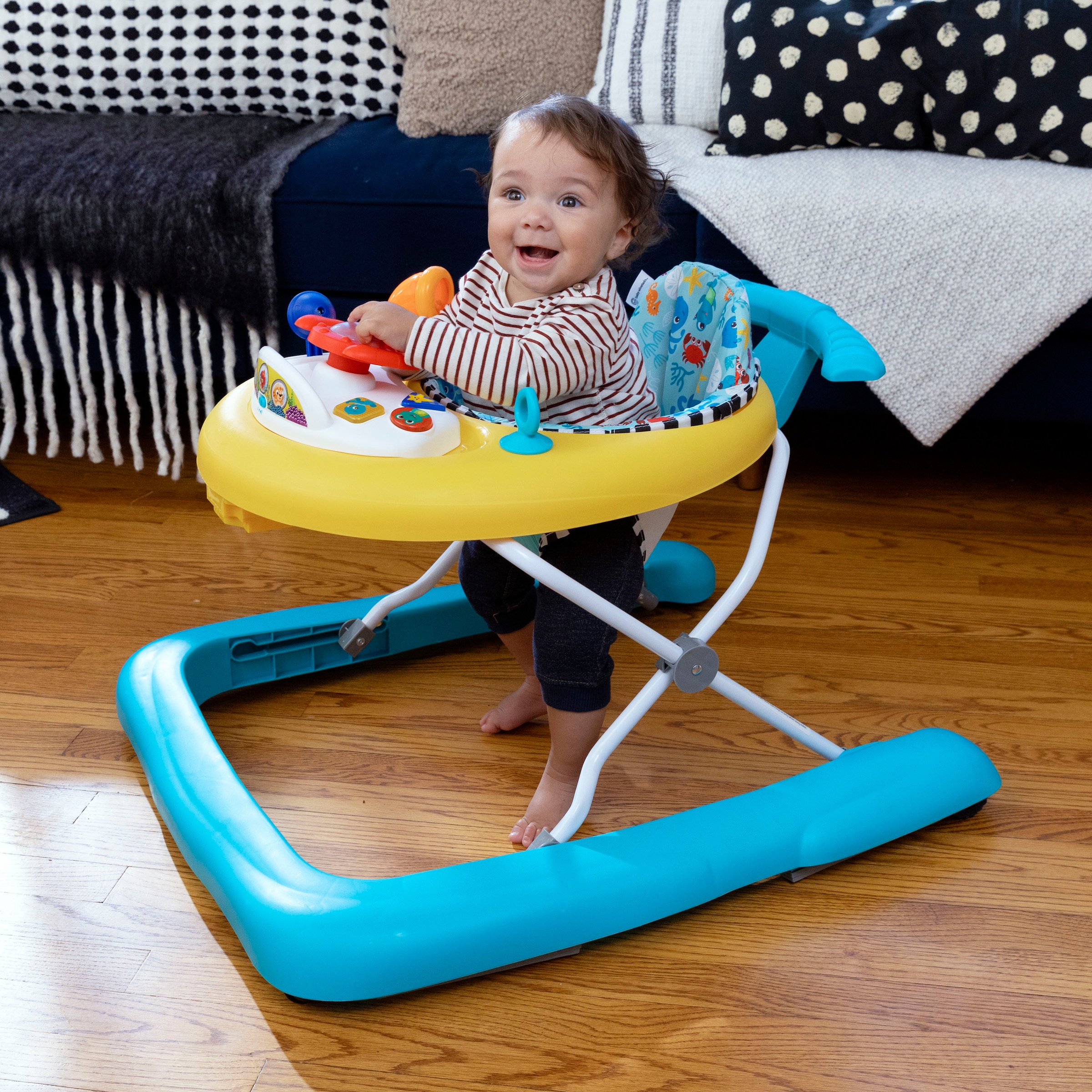 Baby Einstein Lauflernhilfe »Dive & Discover™ 3-in-1 Submarine Walker« mit Meeresgeräuschen und Melodien