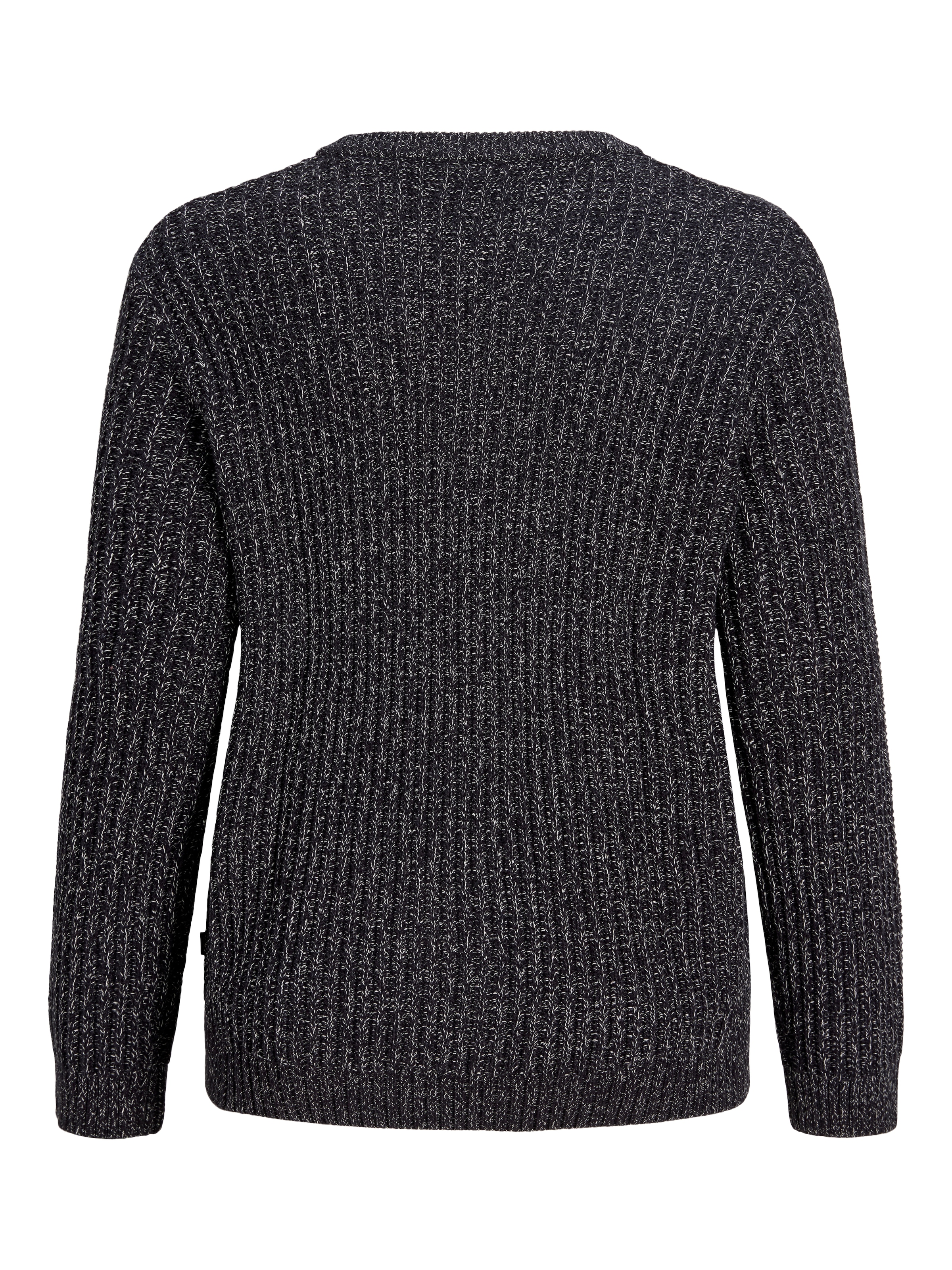 Jack & Jones PlusSize Rundhalspullover »JJJAXON KNIT CREW NECK PLS« Materialmix, locker geschnitten