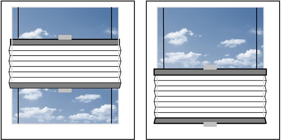 sunlines Plissé économique en énergie Aucun perçage requis sous tension tendu avec support à pince Simply-Fix, plissé nid d’abeille
