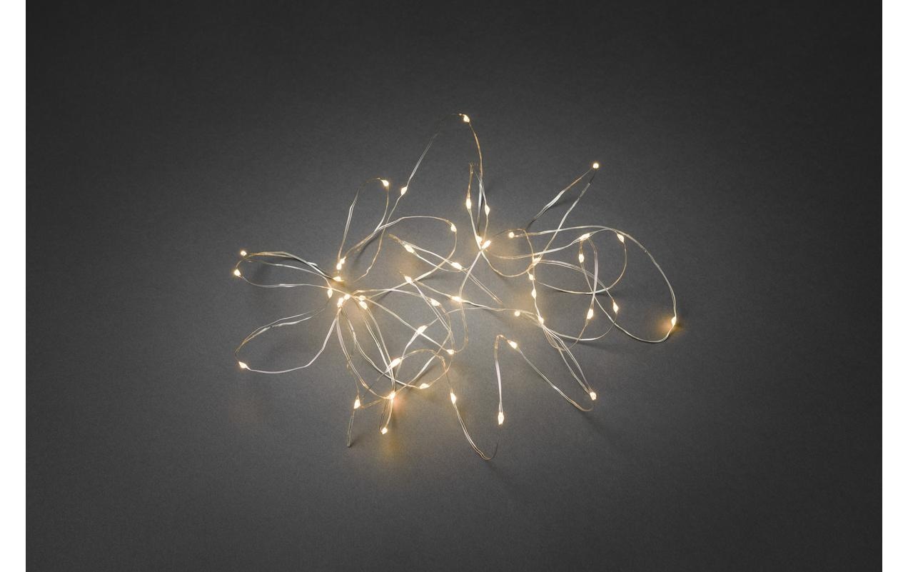 KONSTSMIDE Guirlande lumineuse LED »100 bernsteinfarbene LEDs, 3 V«