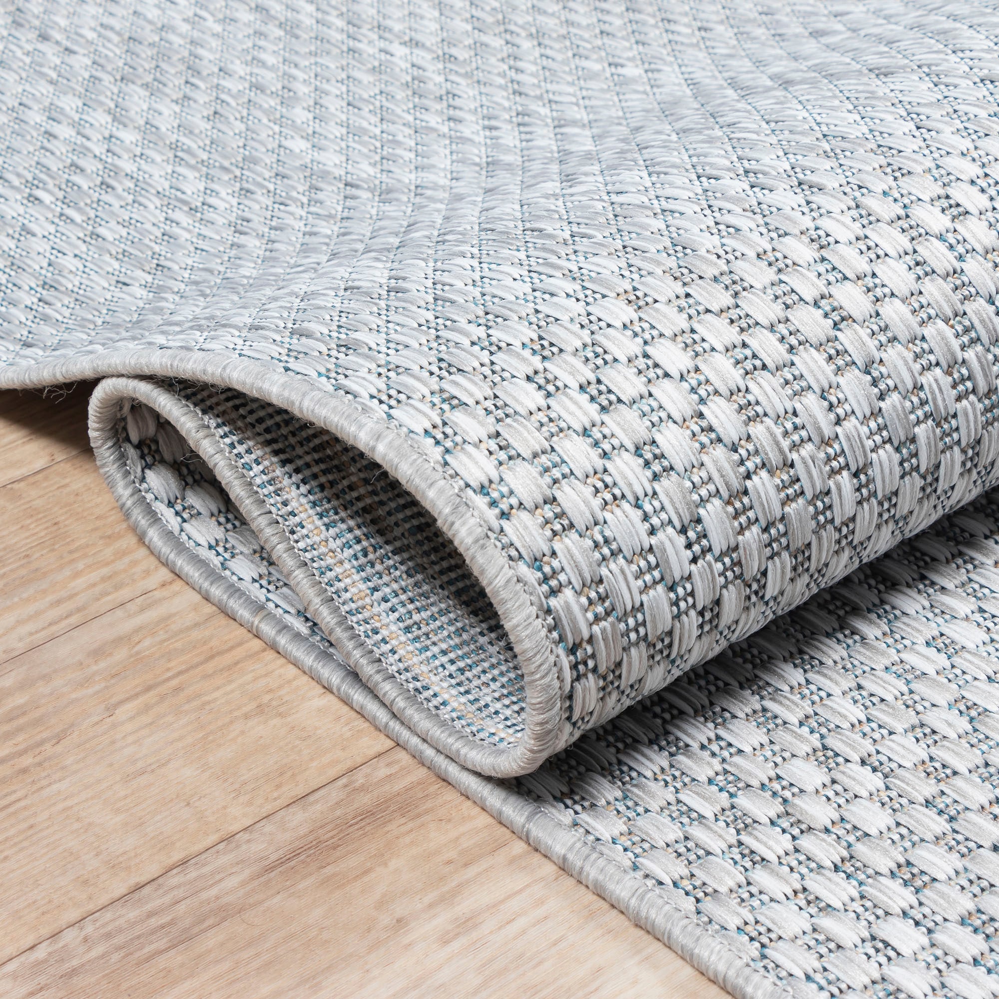 Sanat Teppich »Melissa 8000« rund 10 mm Höhe Kurzflor, In -und Outdoor geeignet, Wohnzimmer