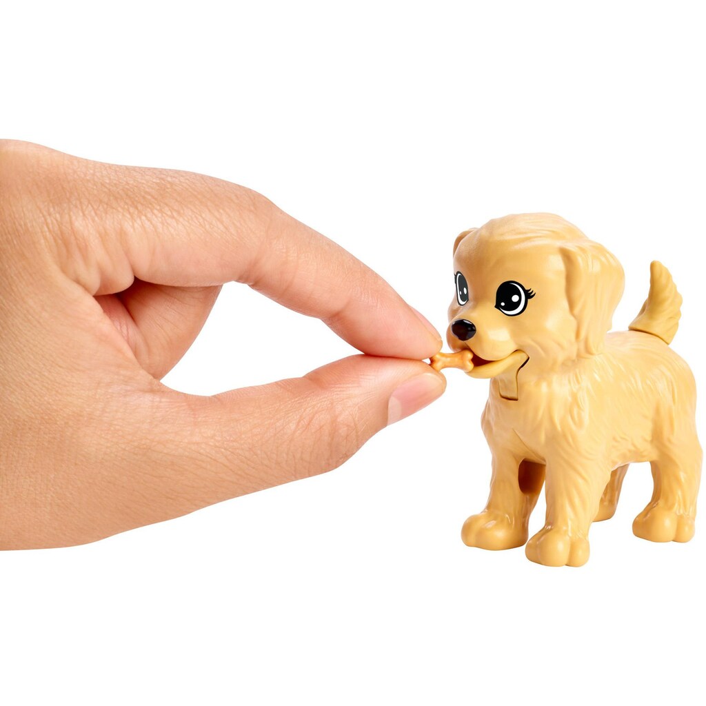 Barbie Spielfigur »Hundesitterin mit Welpen«, (Set)