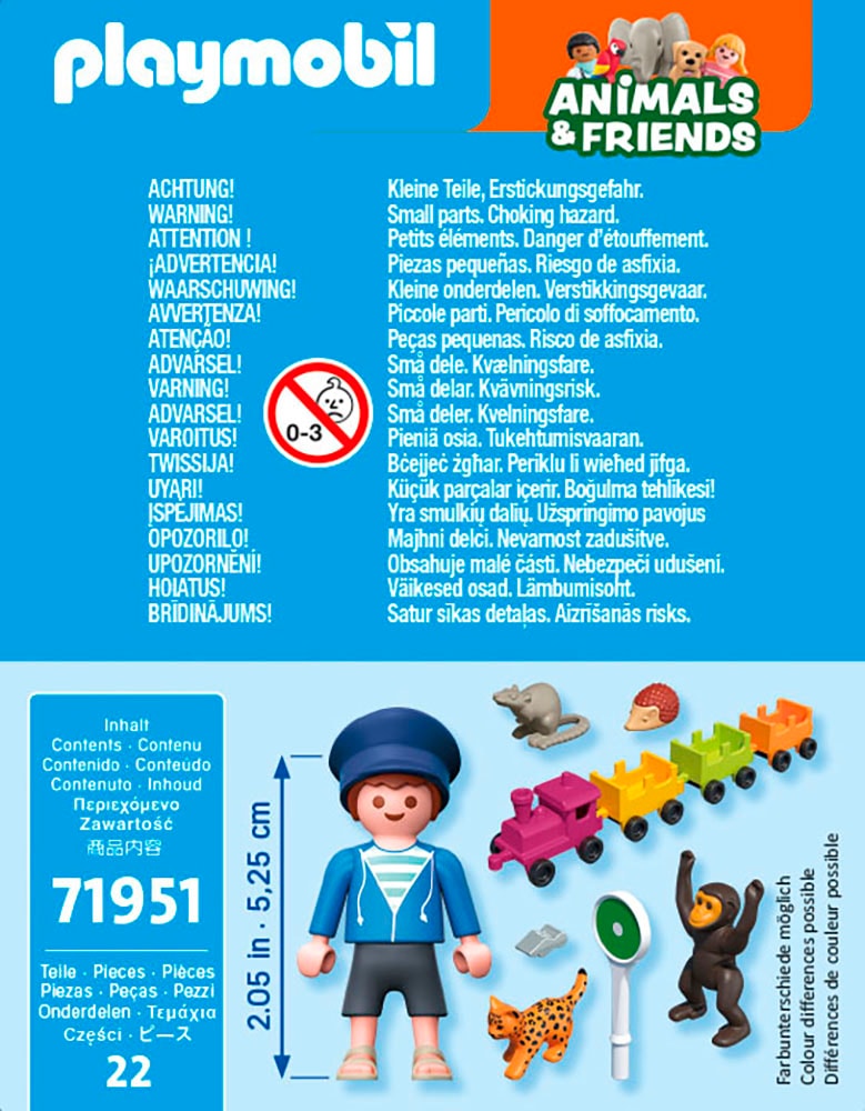 Playmobil® Jeu de construction »Kleine Lokausfahrt (71951), Animals & Friends« Made in Europe