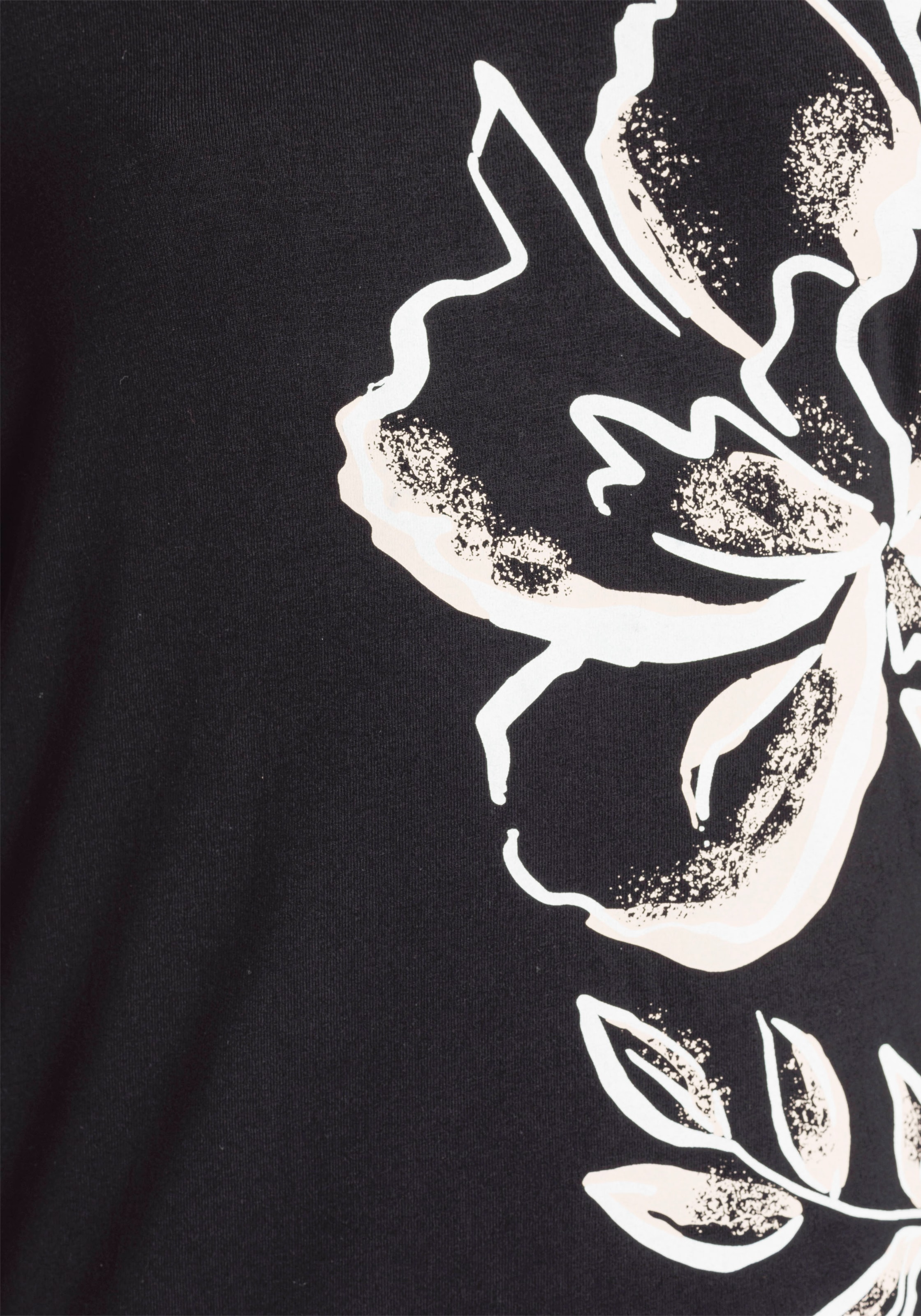 Boysen's Print-Shirt, mit grossem Floraldruck - - NEUE KOLLEKTION