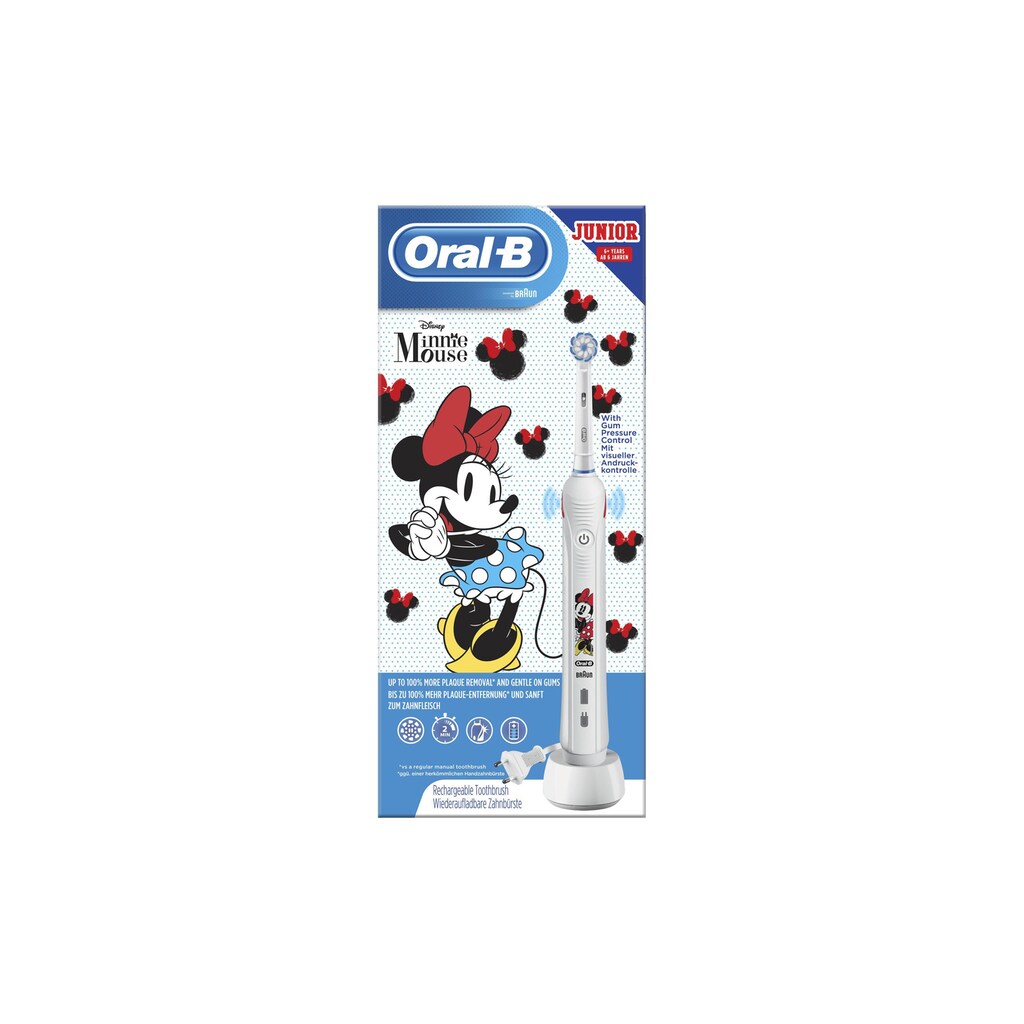 Oral-B Elektrische Kinderzahnbürste »Junior Minnie Mouse«