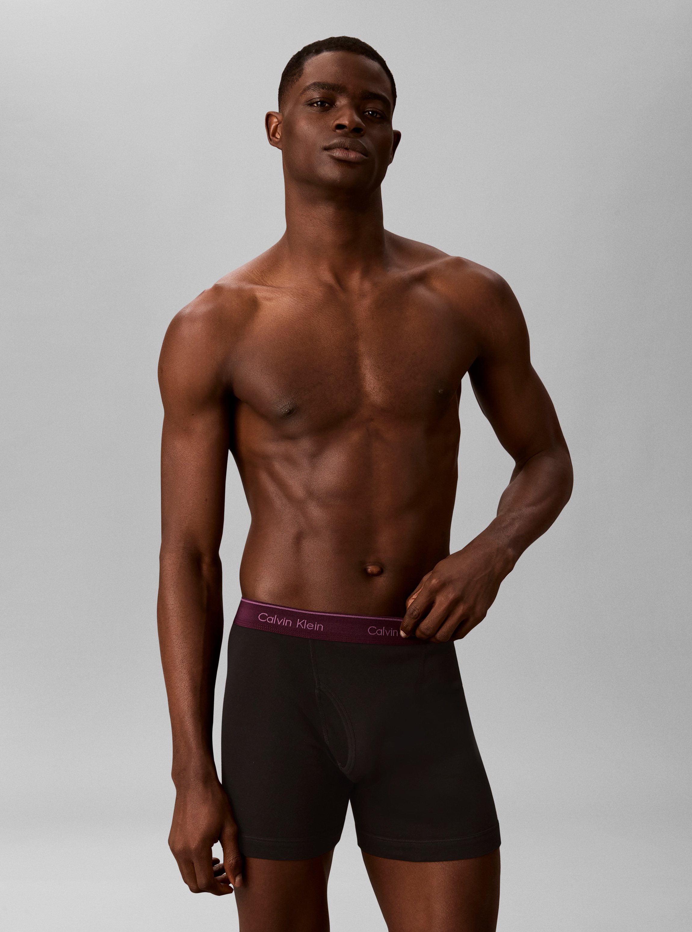 Calvin Klein Underwear Boxers »Boxer Brief 5PK« Paquet, pack de 5,  Coupe régulière avec jambes droites