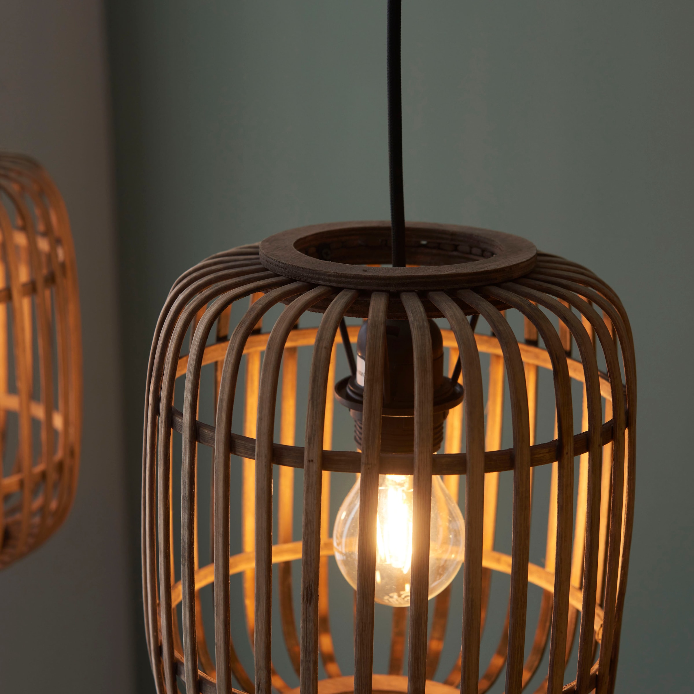 Brilliant Pendelleuchte »Woodrow«, 3 flammig, Leuchtmittel E27 | ohne Leuchtmittel, Hängelampe, 3-flammig