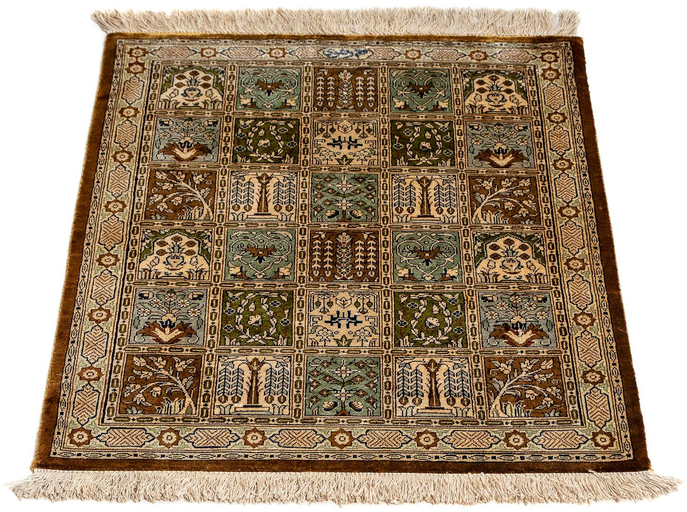 Image of morgenland Orientteppich »Perser - Ghom - 72 x 54 cm - mehrfarbig«, rechteckig, 10 mm Höhe, Wohnzimmer, Handgeknüpft, Einzelstück mit Zertifikat bei Ackermann Versand Schweiz