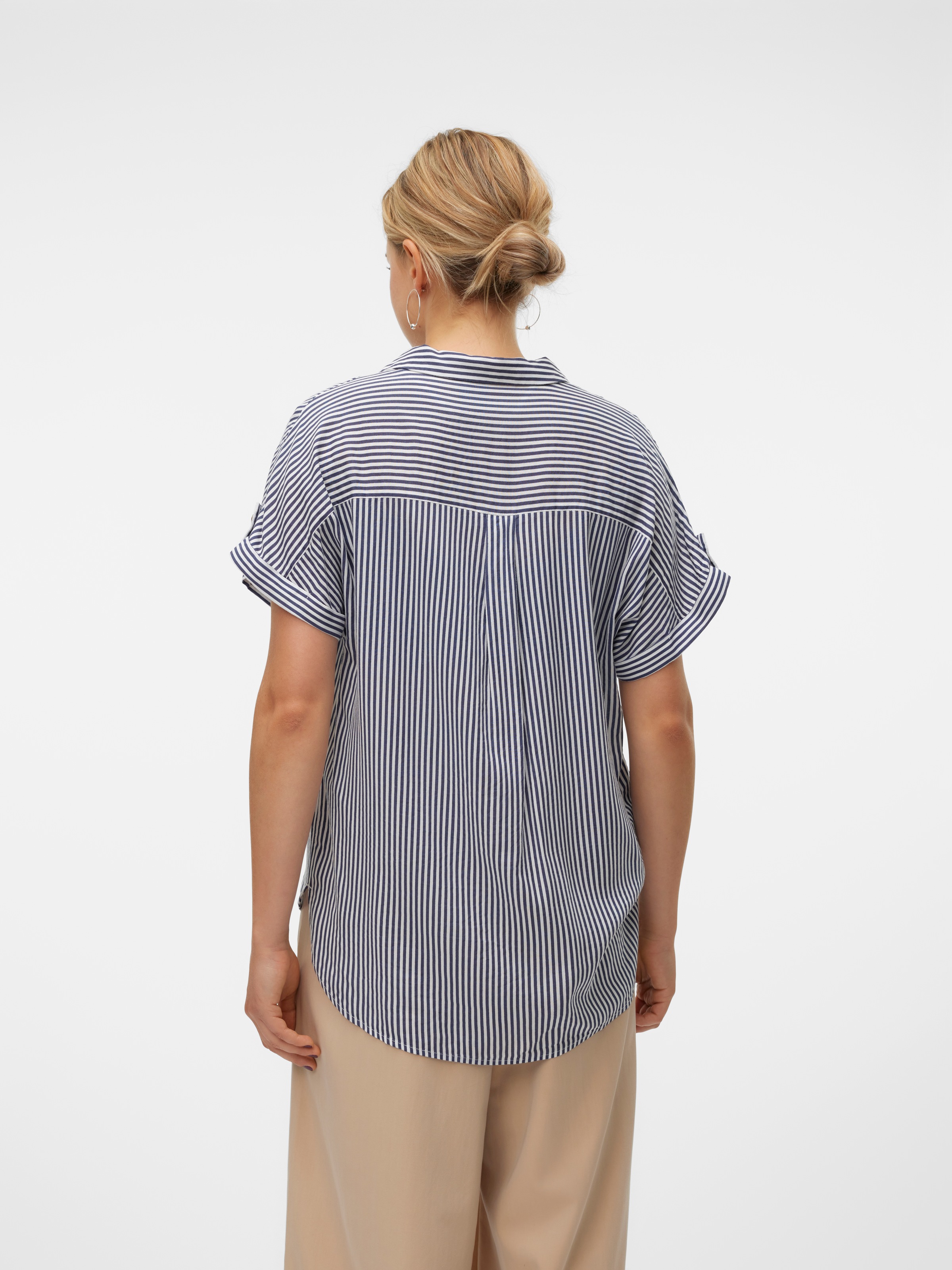 Vero Moda Hemdbluse »VMBUMPY S/S SHIRT WVN GA NOOS«