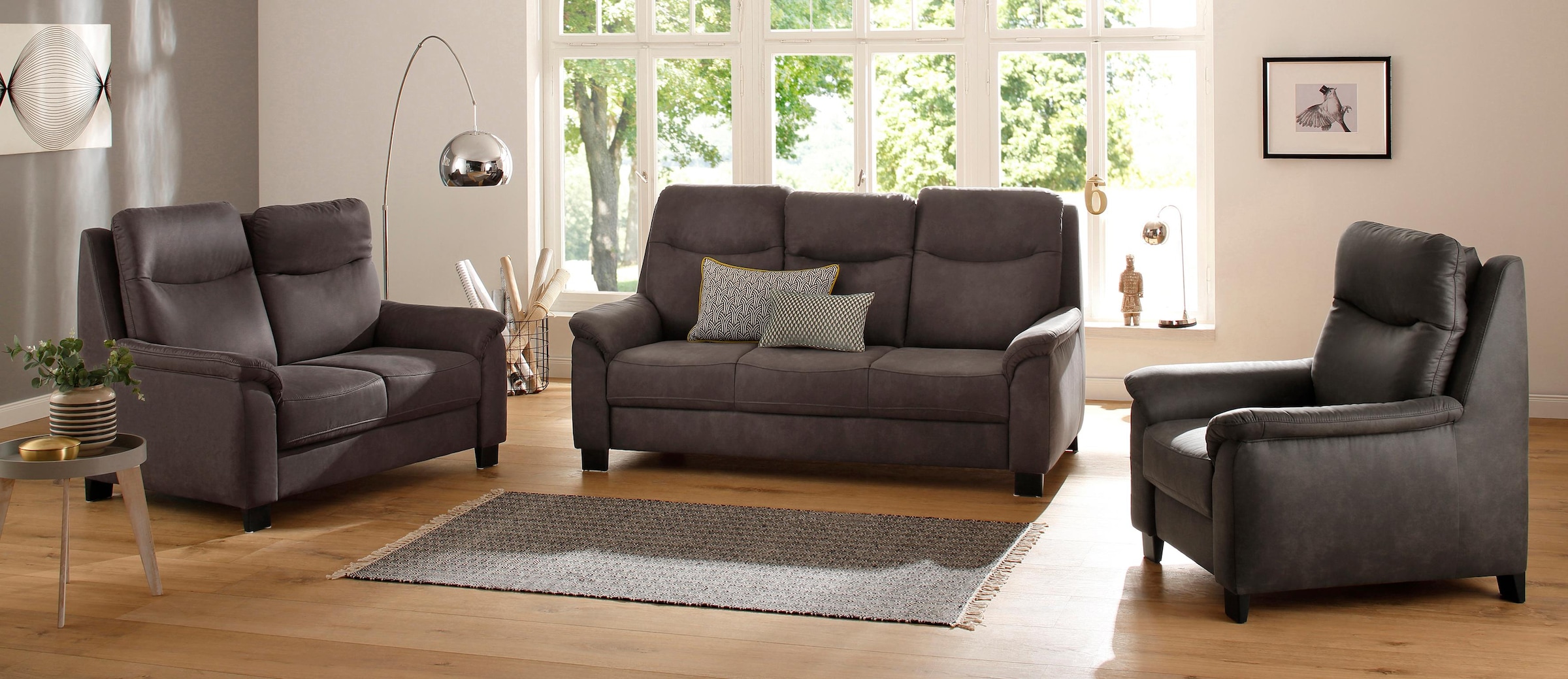 Home affaire 2-Sitzer »Boccaccio«, mit Federkern, incl. Kopfteilverstellung