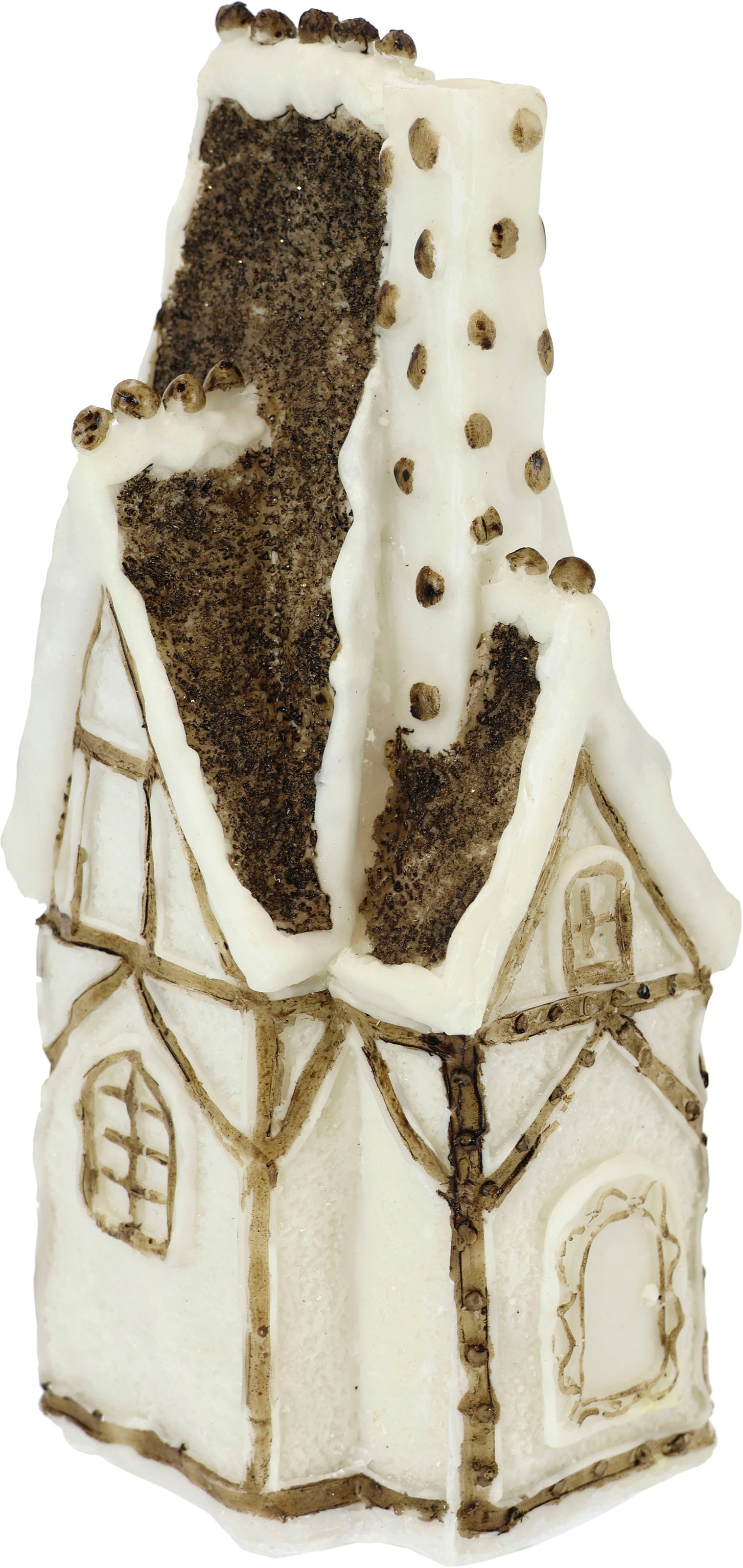 I.GE.A. Dekofigur »Haus« Weihnachtsdeko aus Polyresin, Höhe ca. 24 cm