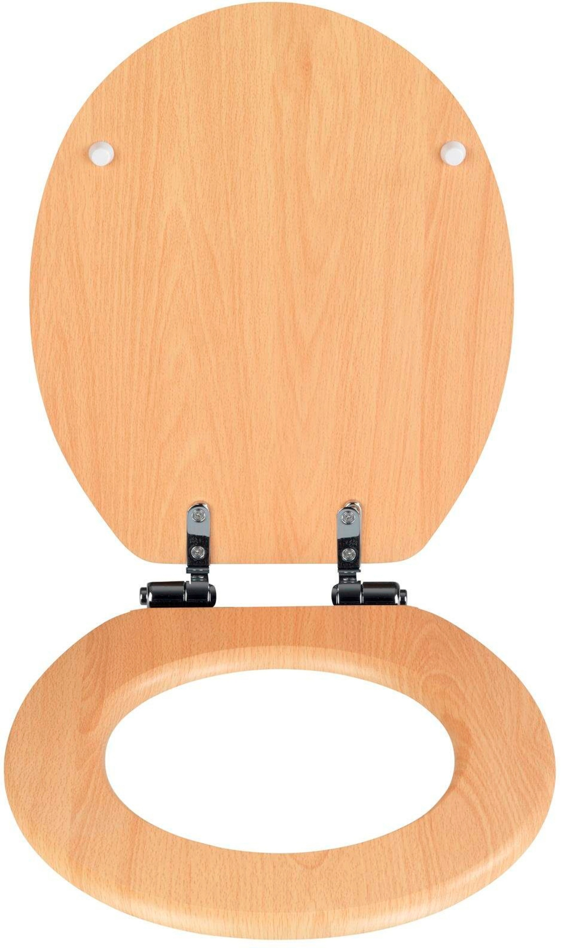 WENKO WC-Sitz »Buche Natur«