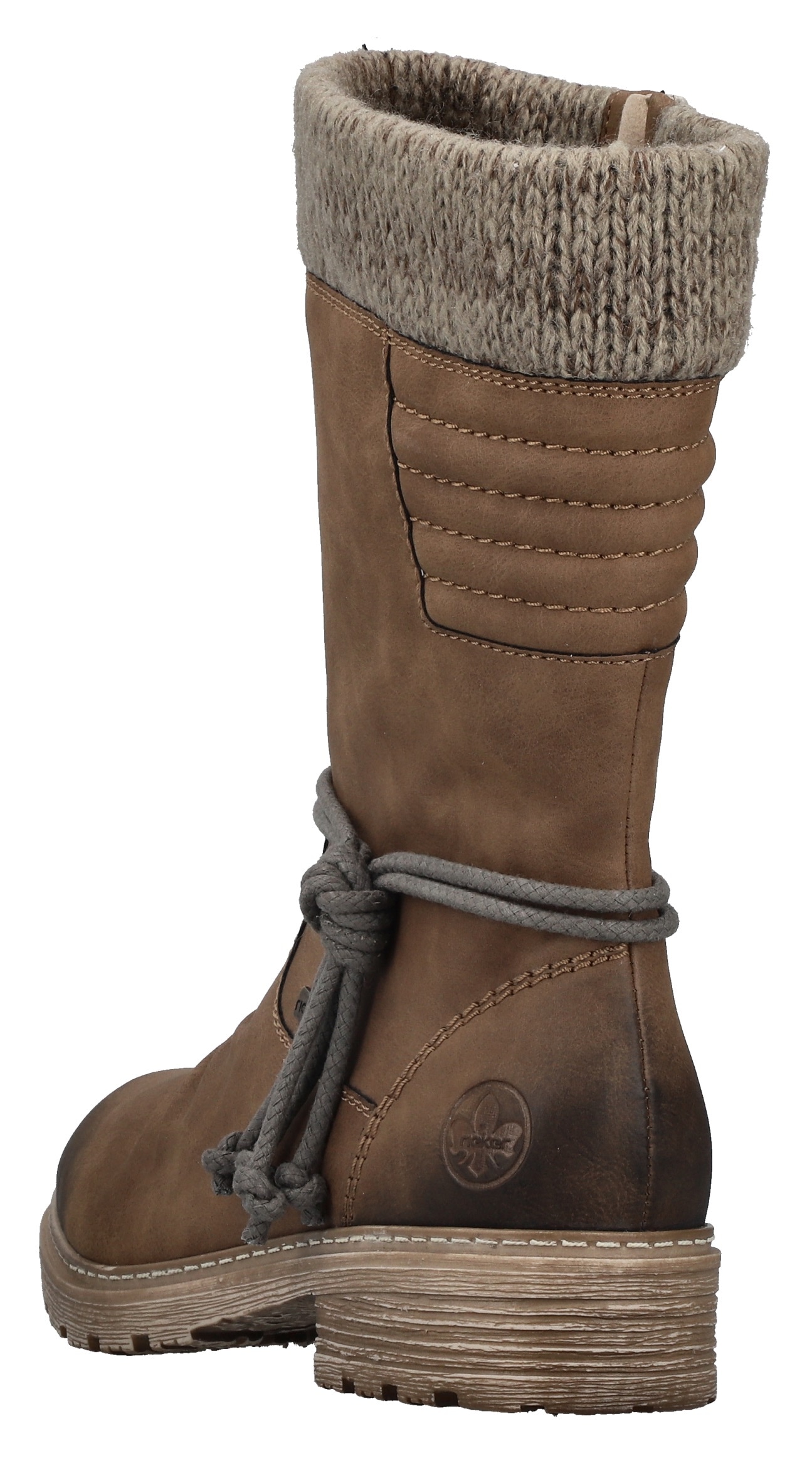Rieker Bottes d'hiver  bottes d’hiver, talon bloc, membrane TEX, bord tricoté