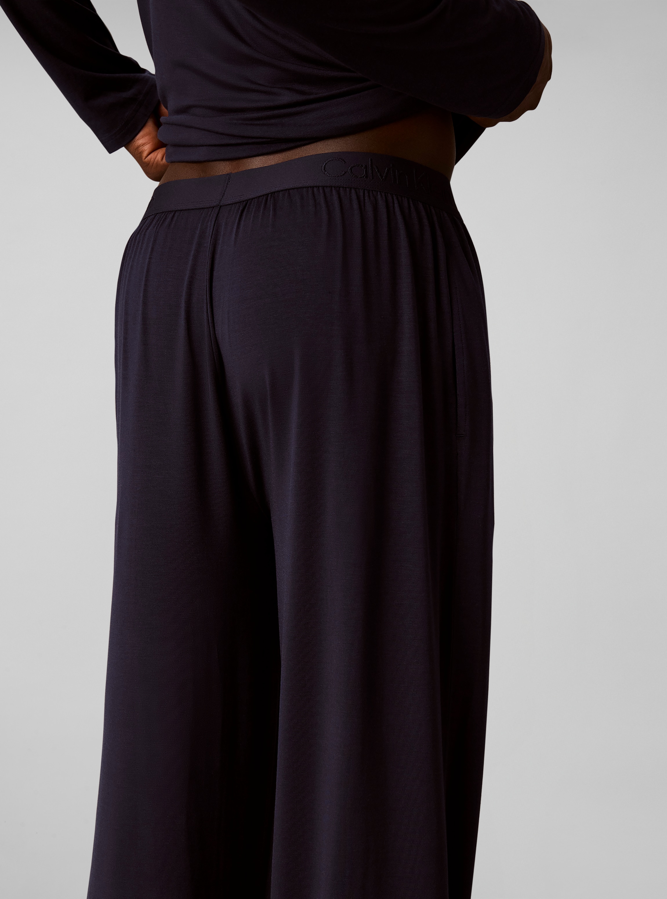 Calvin Klein Underwear Pyjama »MODAL PANT SET« 2 coupe régulière avec ceinture élastique