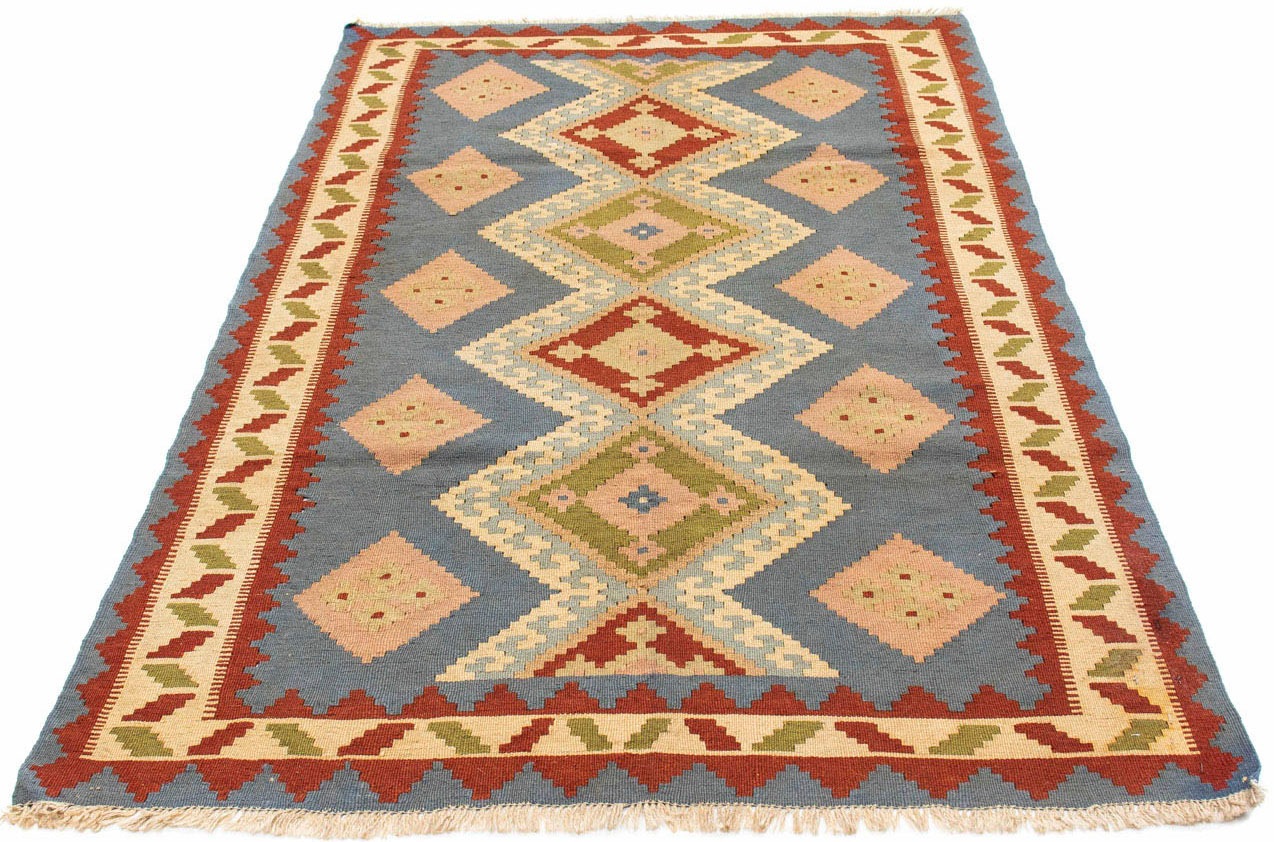 Image of morgenland Hochflor-Läufer »Nain Durchgemustert Bianco naturale 200 x 70 cm«, rechteckig, 1 mm Höhe, Handgeknüpft bei Ackermann Versand Schweiz