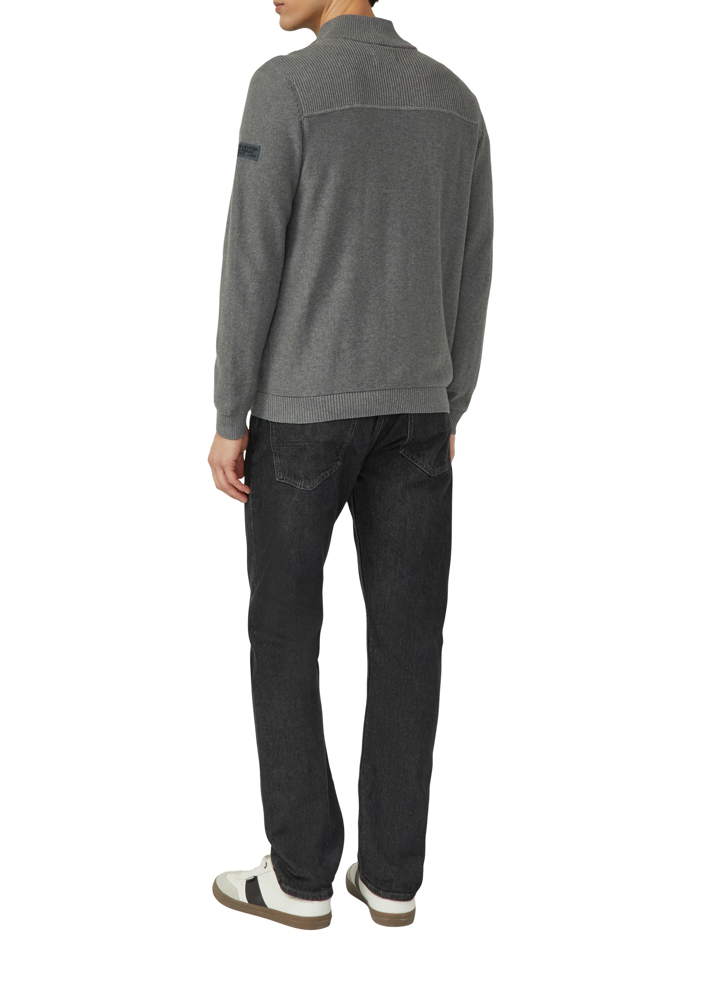 s.Oliver Veste en tricot mit Stehkragen, Regular Fit