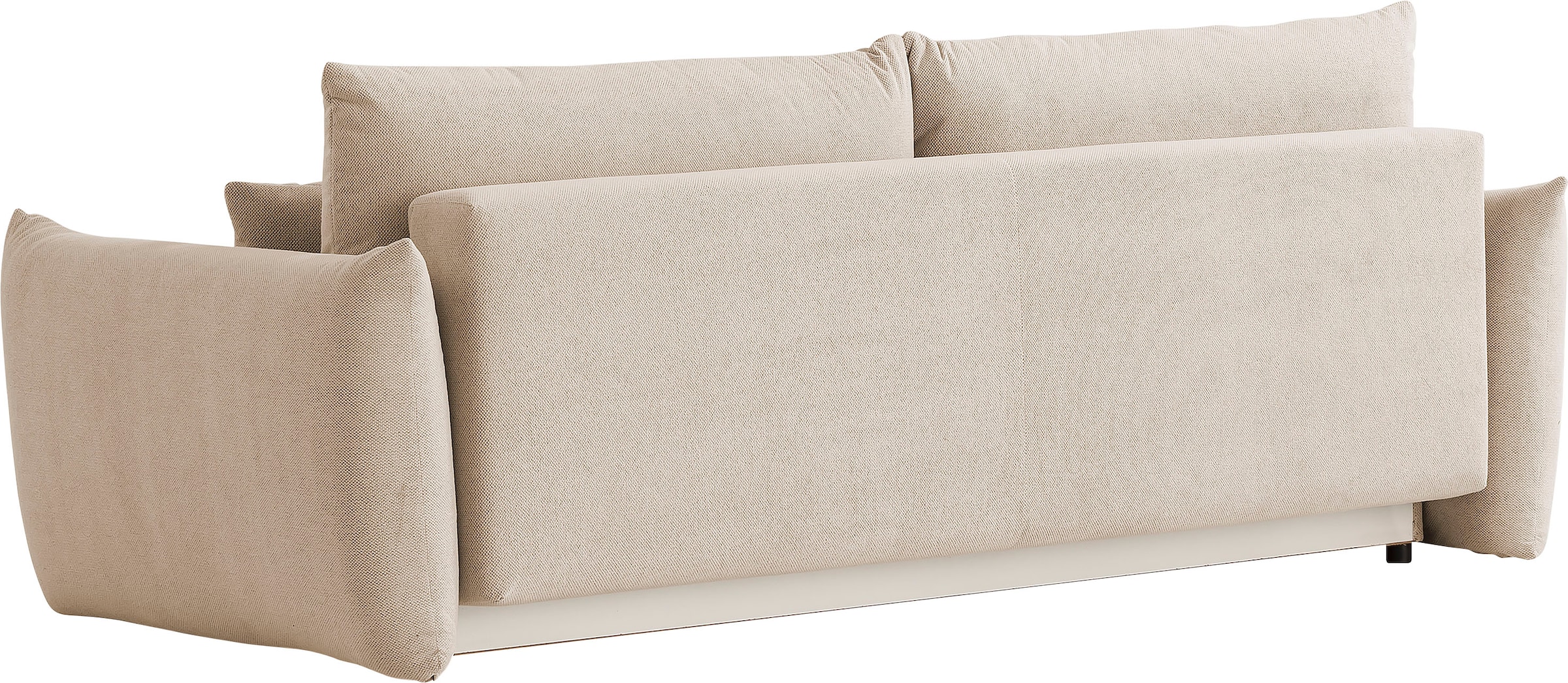 Home affaire 3-Sitzer »MAVAS Schlafsofa mit Bettkasten« ca.240/108cm (Liegefläche 212/145 cm), Cord, Chenille, Struktur