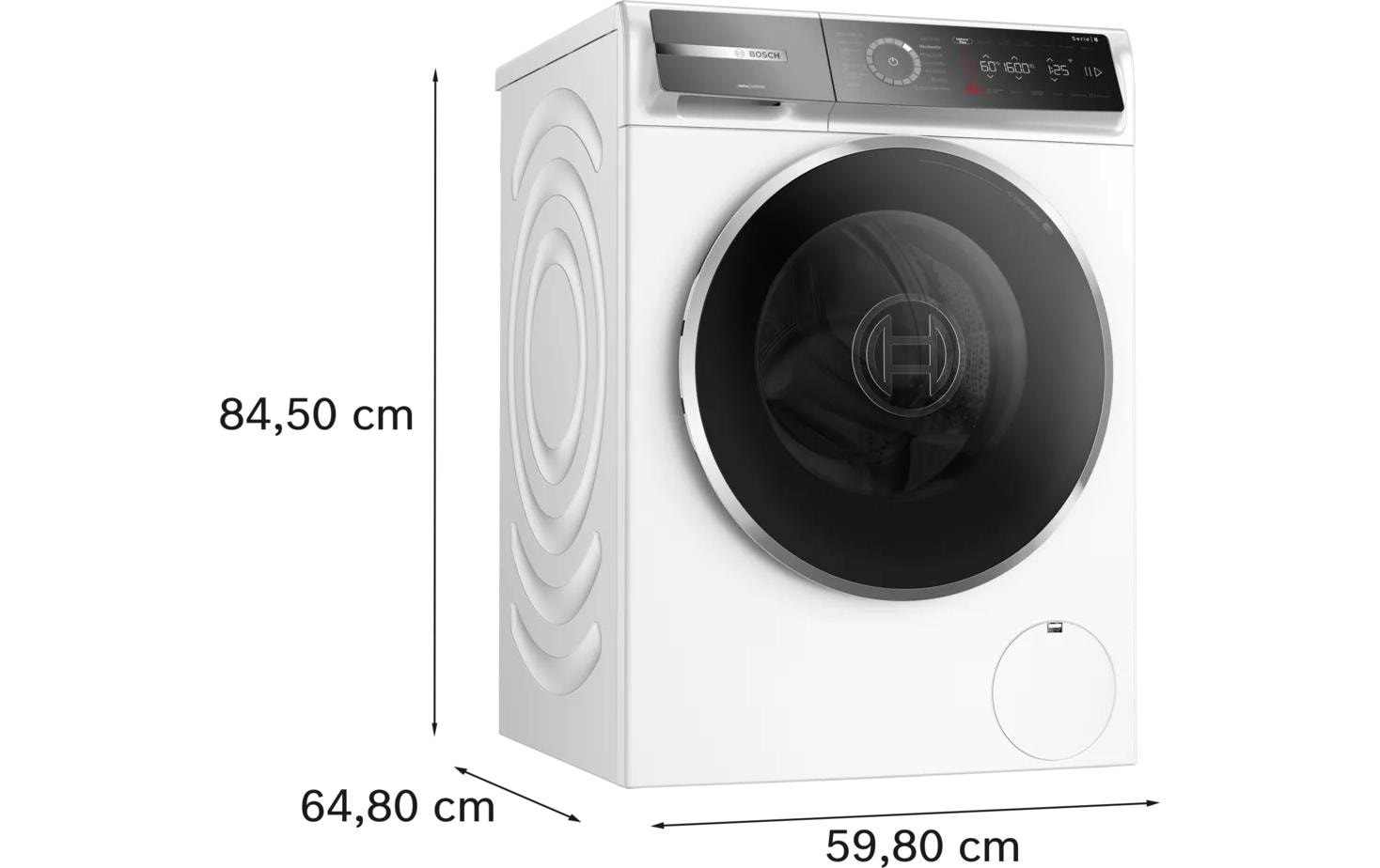 BOSCH Waschmaschine »WGB25605CH Links«, 1600 U/min
