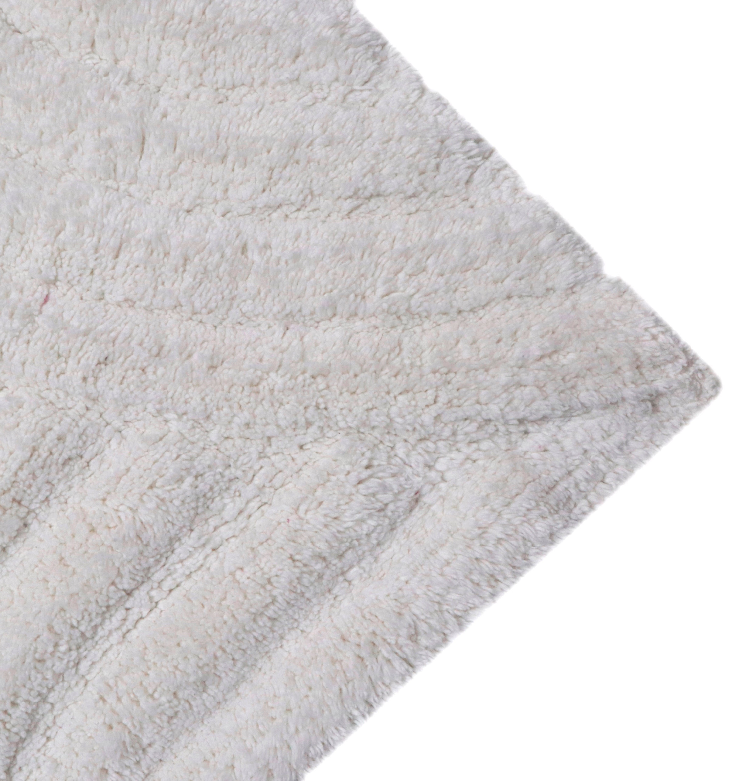 my home Badematte »Juna, Badvorleger, Badezimmer Teppich, Zen, Scandi, Boho«, rutschhemmend beschichtet, fussbodenheizungsgeeignet, Baumwolle, Hoch-Tief-Effekt, weich