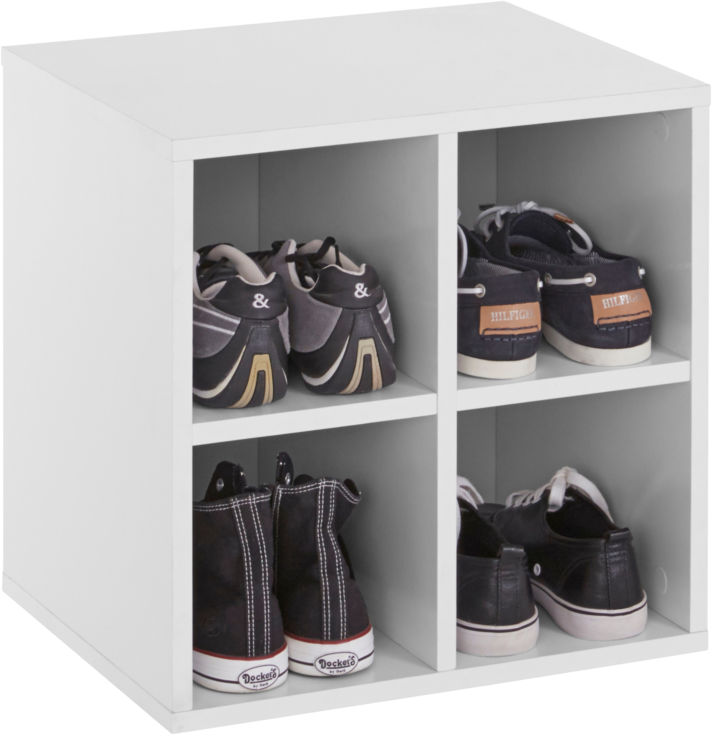 Image of INOSIGN Schuhregal »Fricka«, mit einer schönen Holzfolien Optik, Stauraum für ca. 3 bis 6 Paar Schuhe, Höhe 84,5 cm bei Ackermann Versand Schweiz