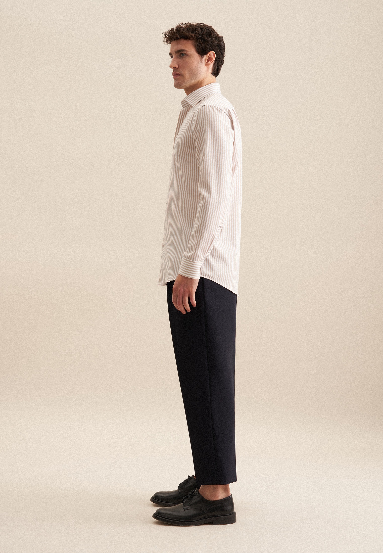 seidensticker Chemise d'affaires »Schwarze Rose« Regular 1/1 Kentkragen Gestreift