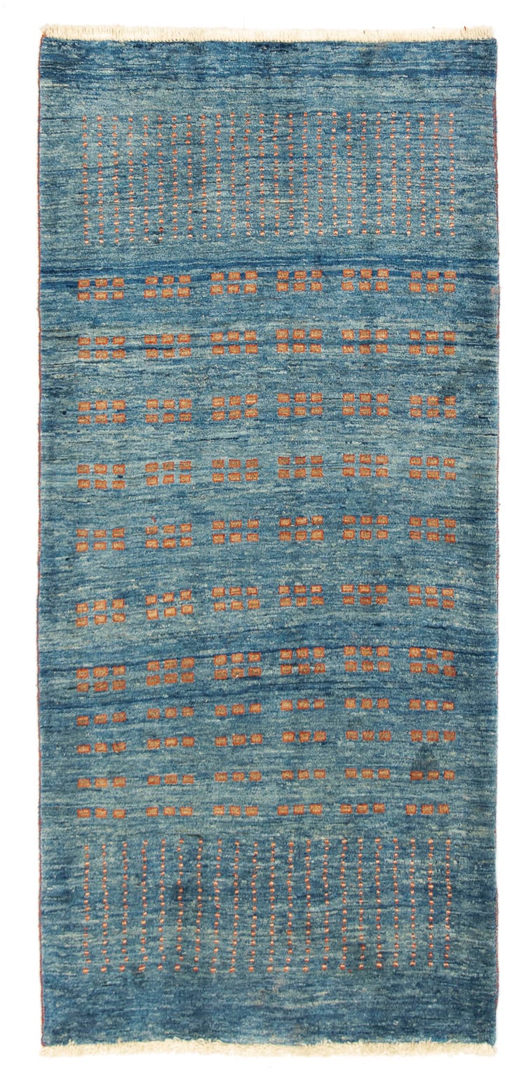 morgenland Wollteppich »Loribaft Teppich kaufen blau«, handgeknüpft rechteckig, handgeknüpft jetzt