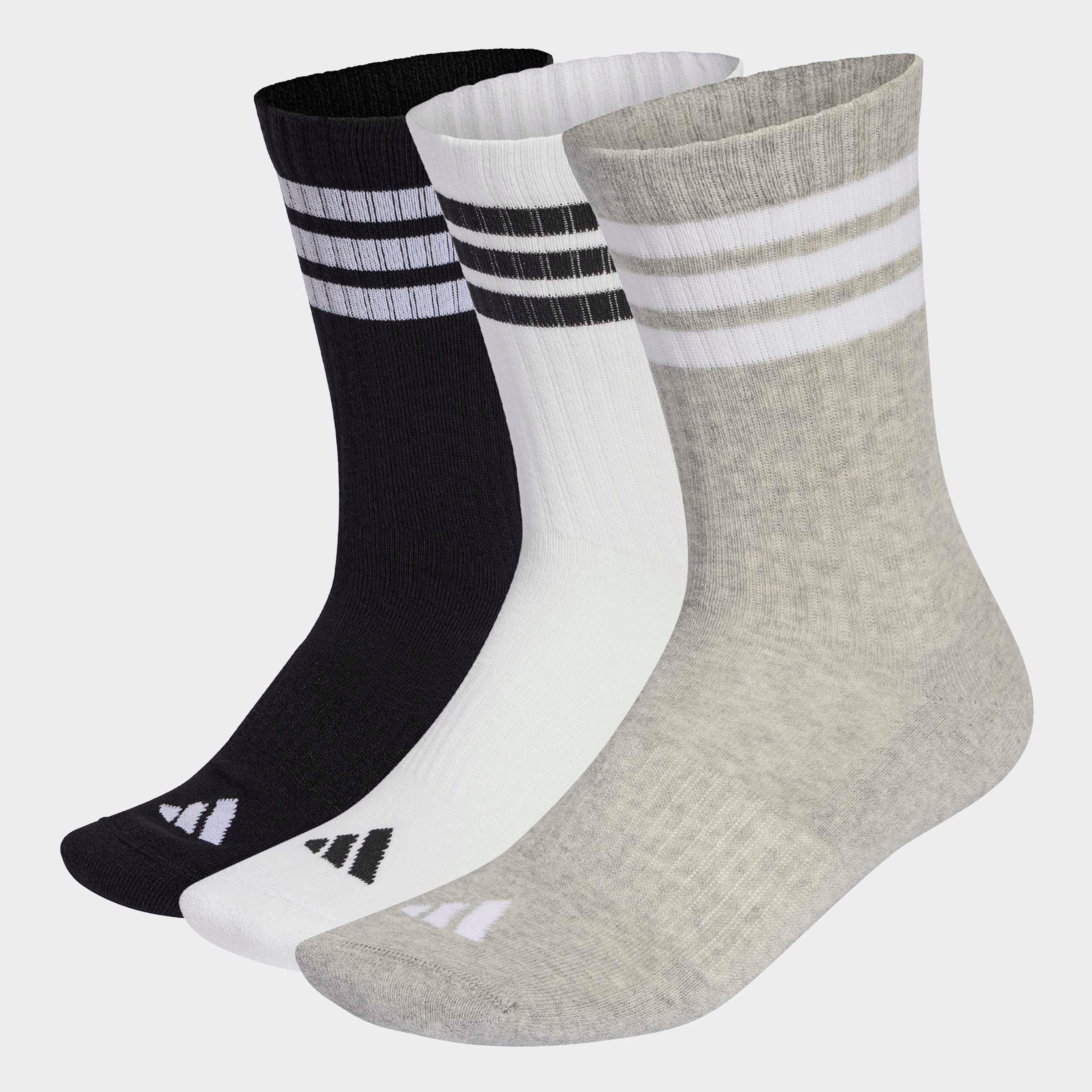 adidas Performance Funktionssocken »3-STREIFEN, KNÖCHELLANG, MIT POLSTERUNG, 3ER-PACK« 3 Paar tlg. für sportive Aktivitäten und Fitness, 3er-Pack, neutraler Schnitt